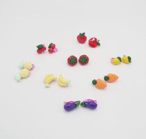 VeryShine Accessories kids clip on earring fruit vegetable earring for girls