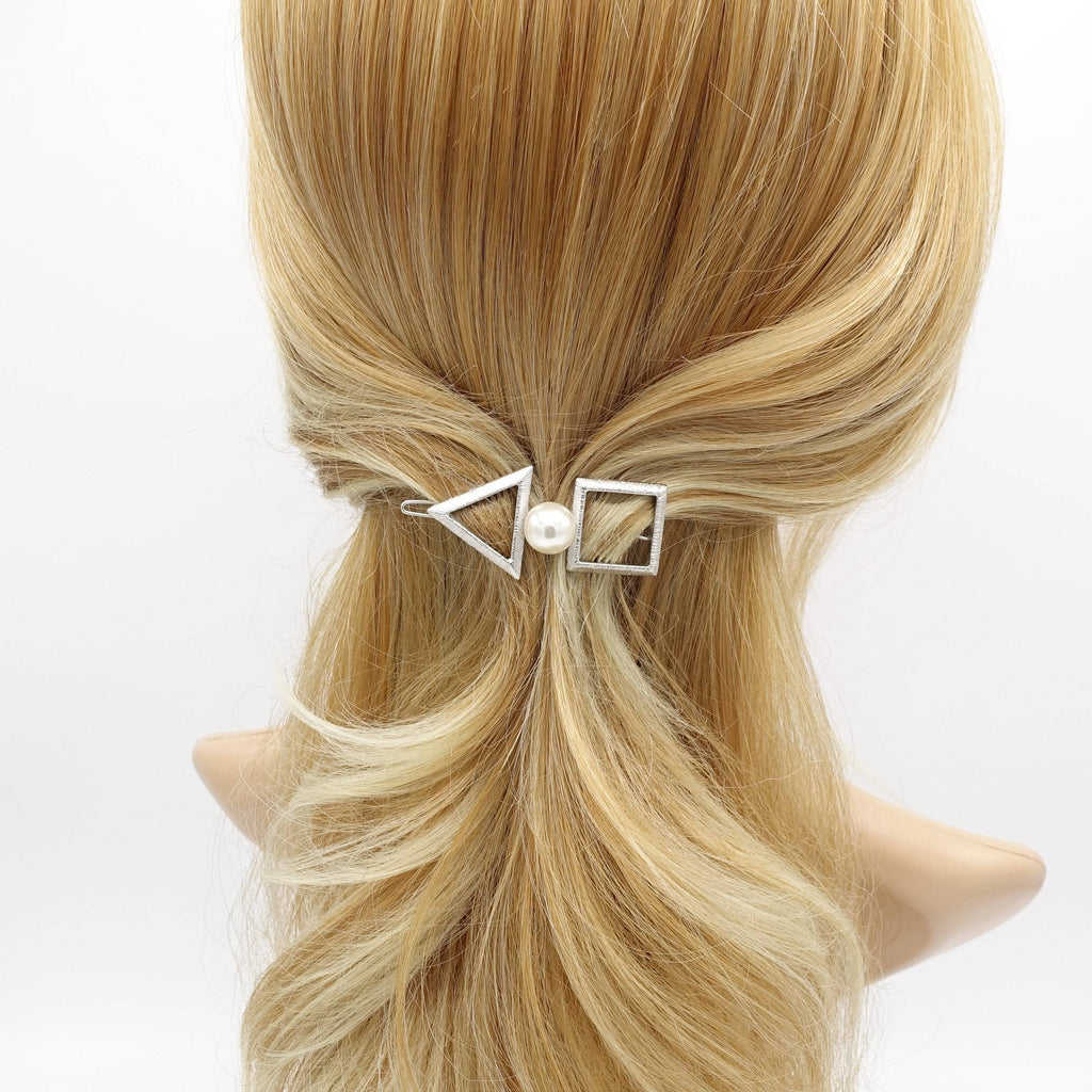 VeryShine claw/banana/barrette triangle square hair clip pearl hair accessory for women