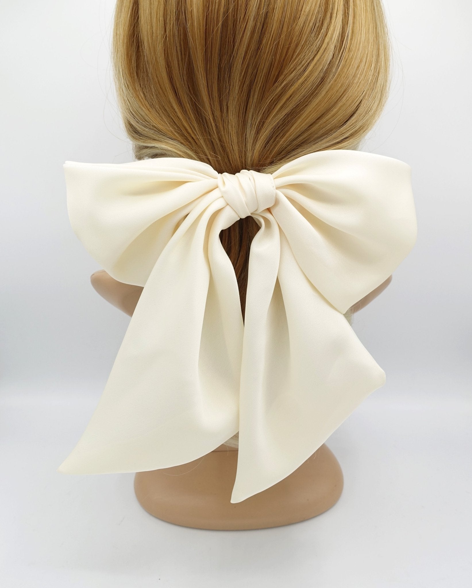 Silk Satin Hair Bow, Barrette Bow, Hair Bow Clip, Bridal Bow, Hair Bow for  Women, Hair Accessories Women 