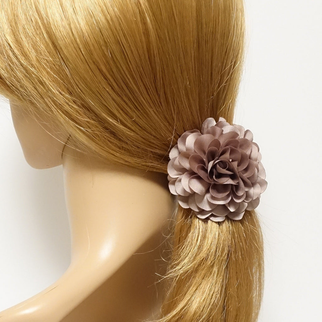 veryshine.com claw/banana/barrette Handmade Mini Dahlia Flower 3 Prong Hair Jaw Claw Clip