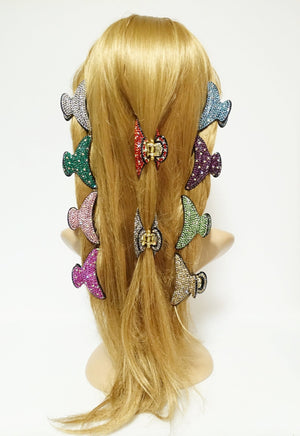 veryshine.com claw/banana/barrette small hand mounted czech rhinestone half hair claw jeweled hair clamp
