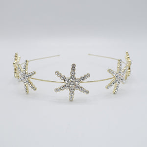 veryshine.com Gold big star rhinestone headband giant star bling hairband for women