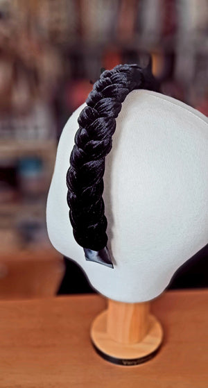 veryshine.com Hair Accessories Brooklyn braided velvet headband stylish chunky fashionable hairband for women