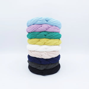 veryshine.com Headband corrugated knit braided pleated cross headband for women