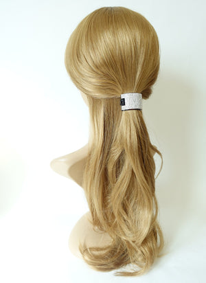 veryshine.com scrunchies/hair holder Half Circle Cubic Rhinestone Ponytail Hair Clip Rhinestone Series-12
