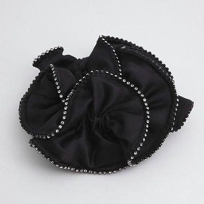 Swarovski rhinestone Silk Velvet Satin hair Ties Scrunchies display picture 3