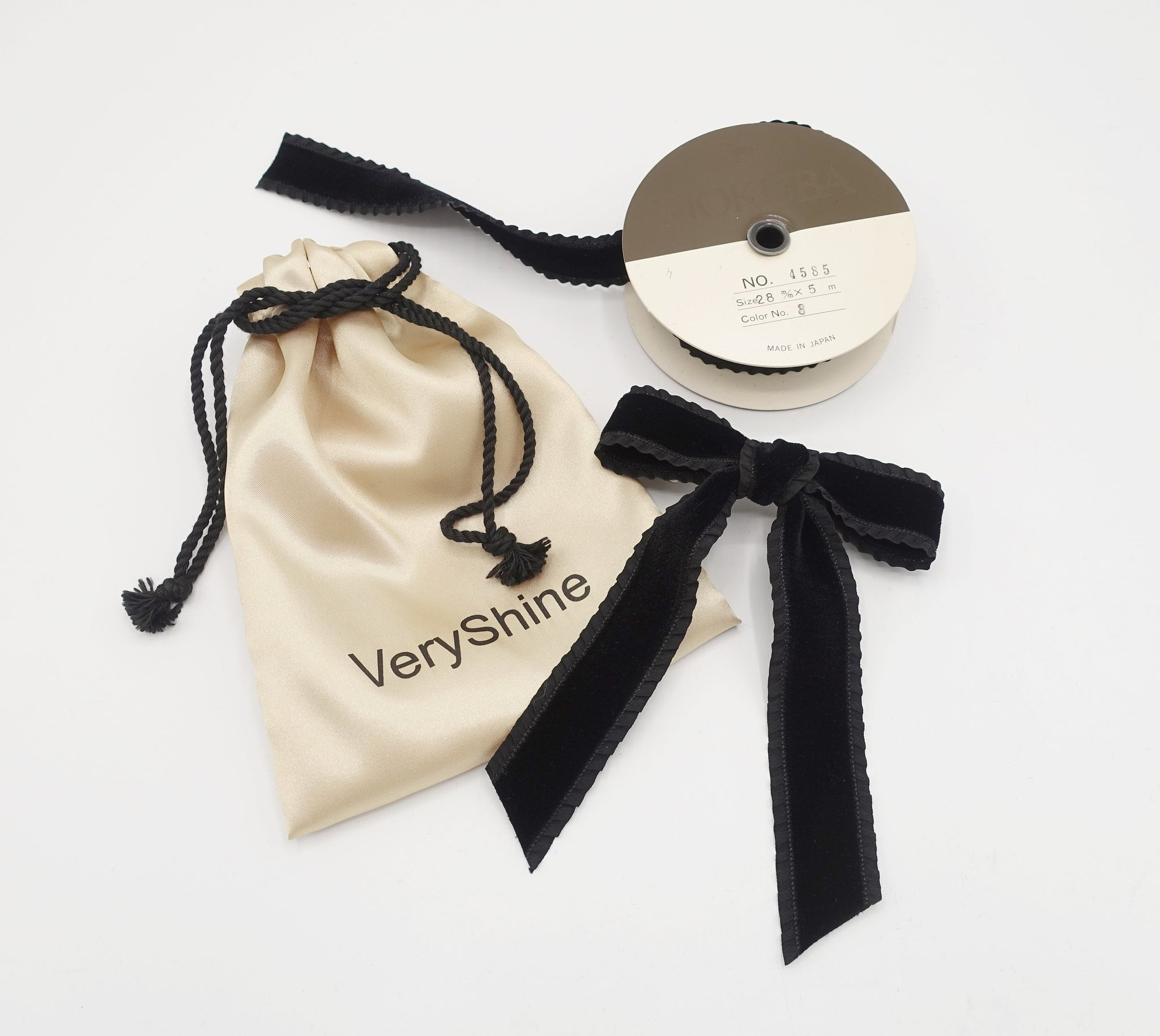 VeryShine frill velvet hair bow  VS-202101