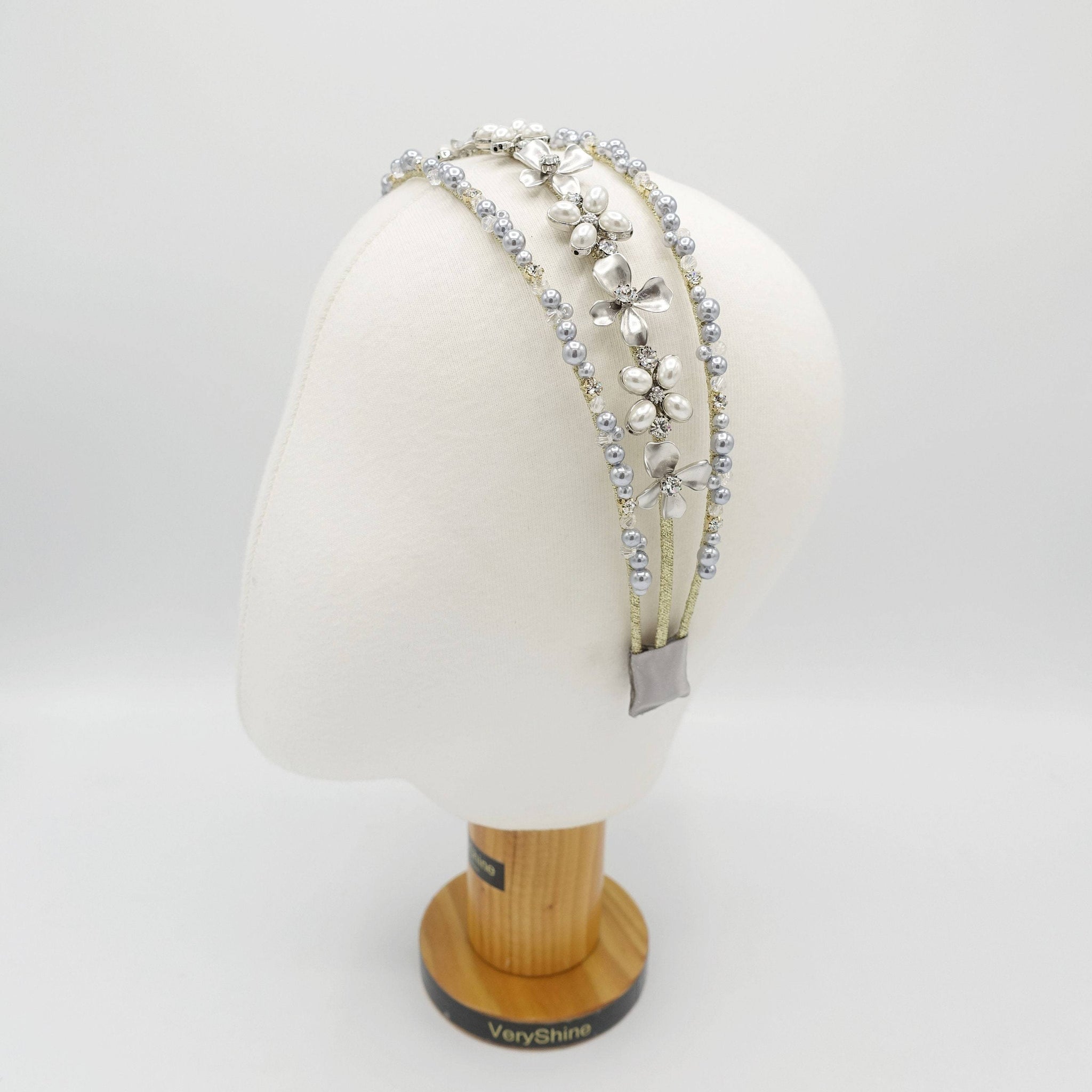 pearl headbands for wedding 