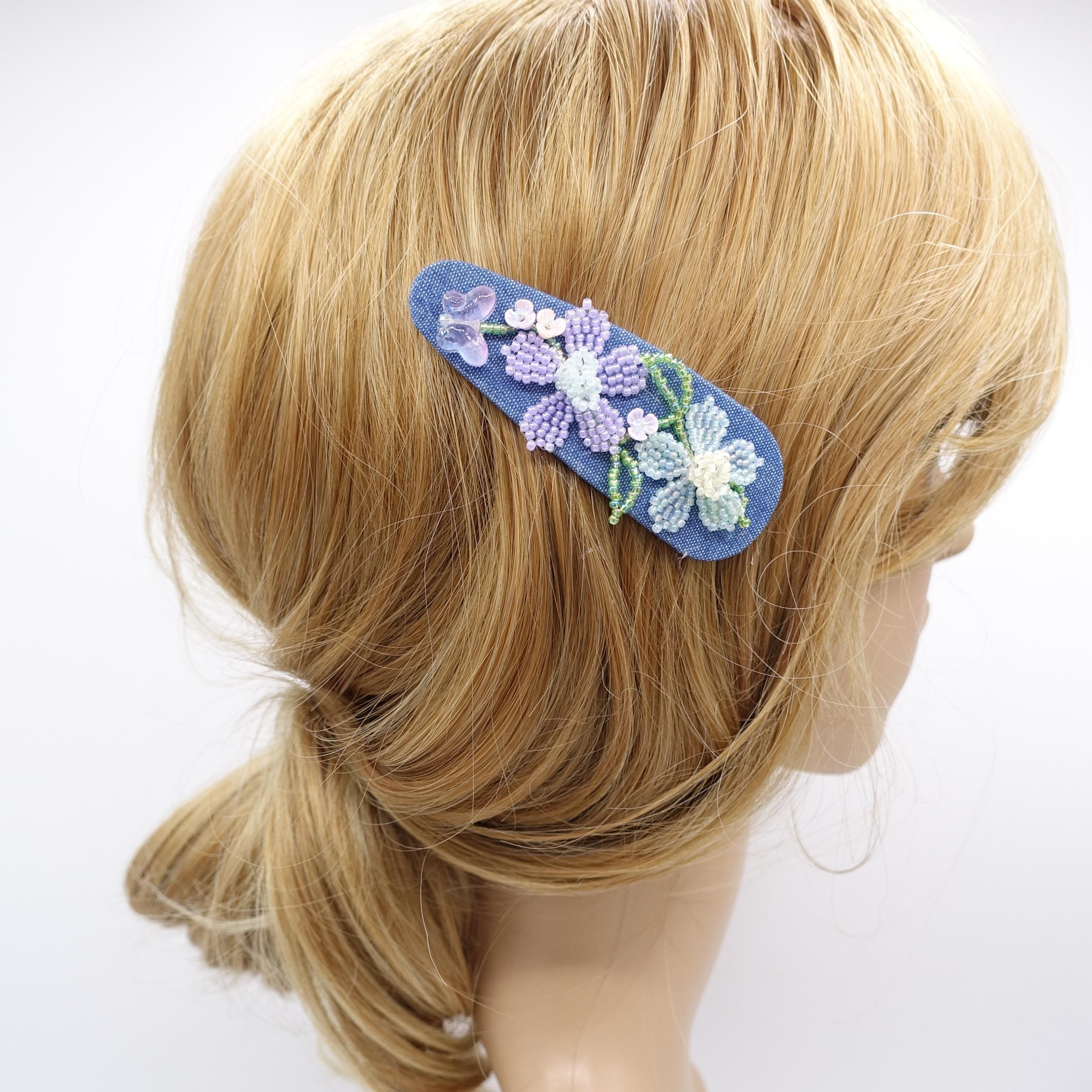 Denim Hair Clips and Grosgrain Bows: Everyday Styling Ideas
