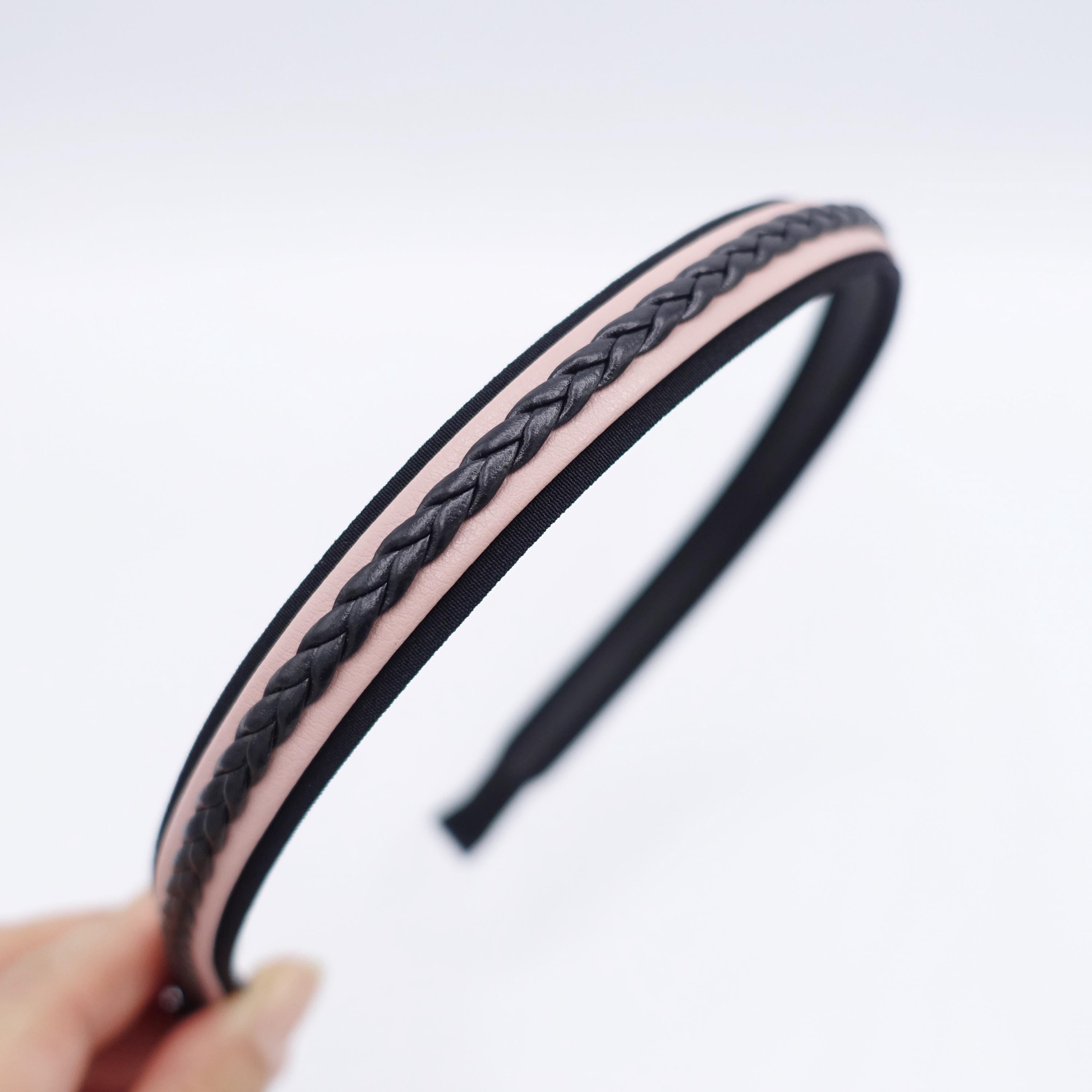 Korean Hair Accessories for Everyday Outfits: Slim Braided Headbands