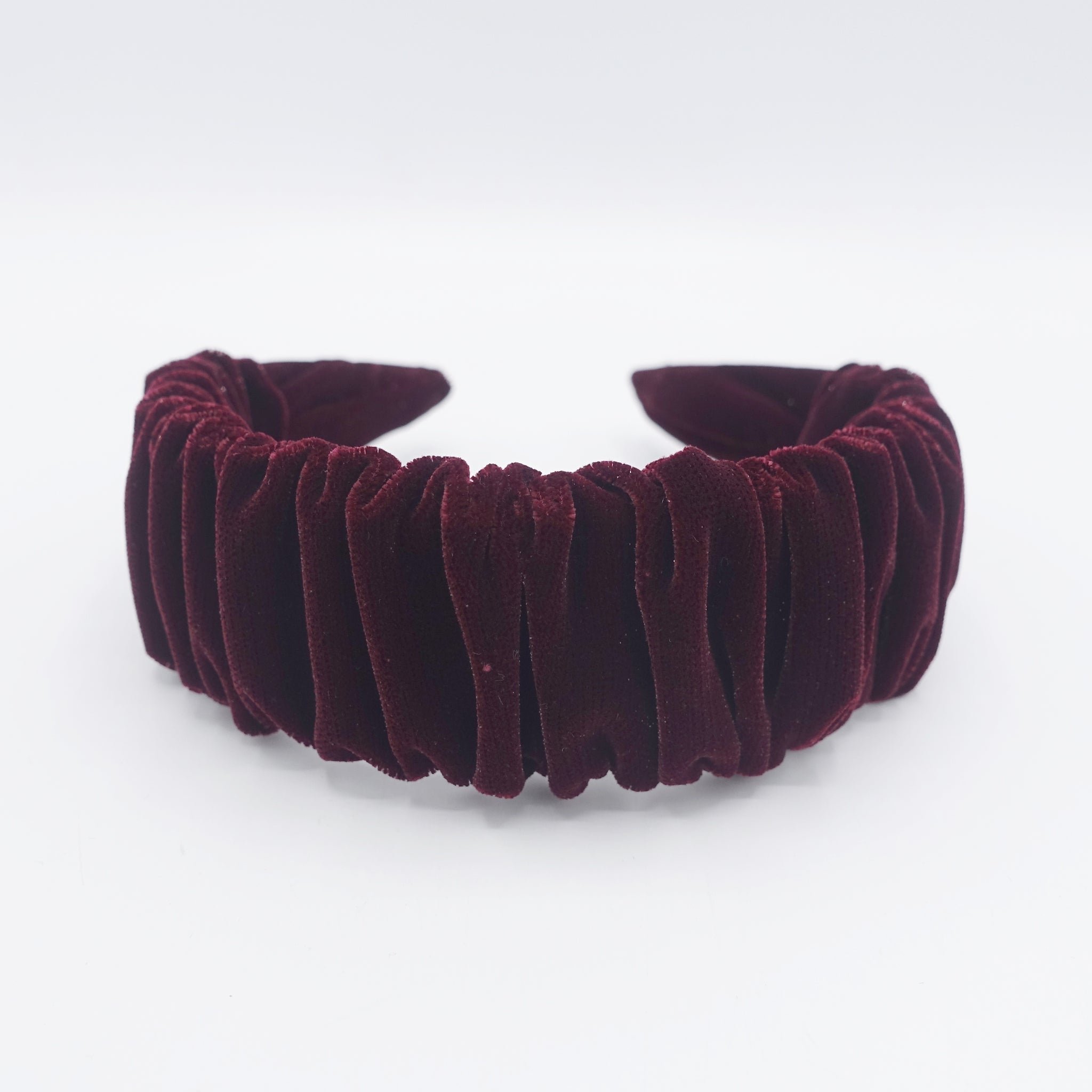 velvet headband ruched hairband glittering fabric hair accessory shop for women