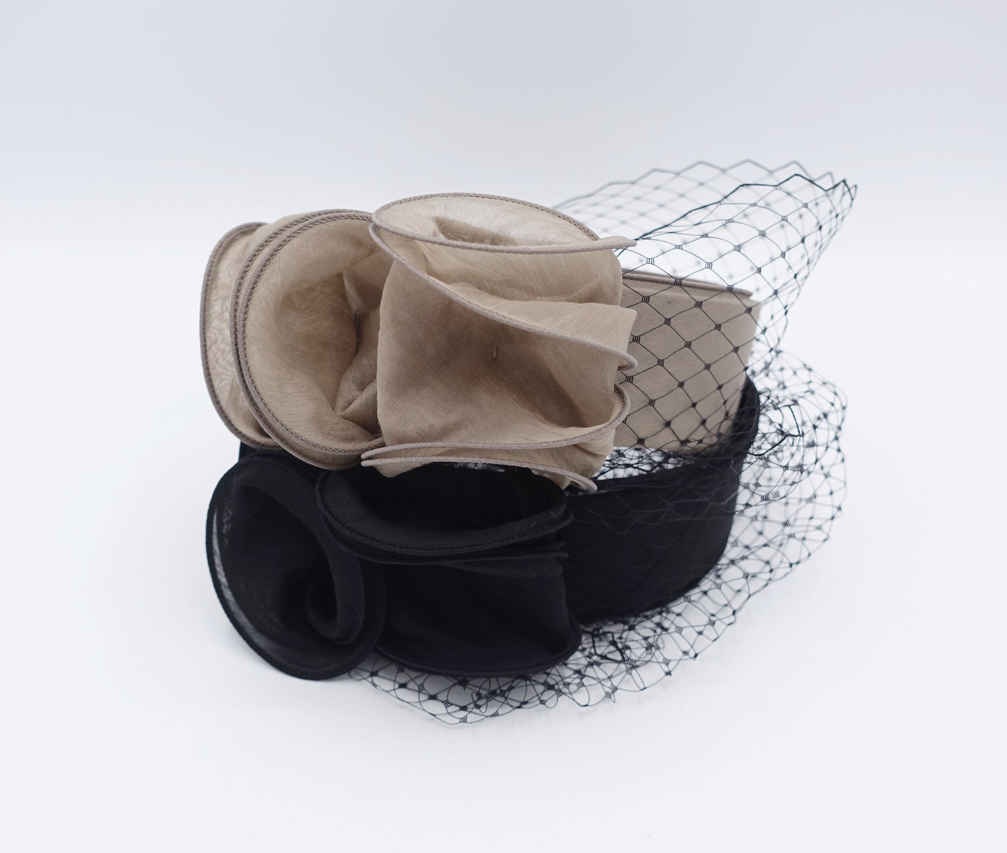 Floral Face Veil Headband: Italian Veil, Special Events