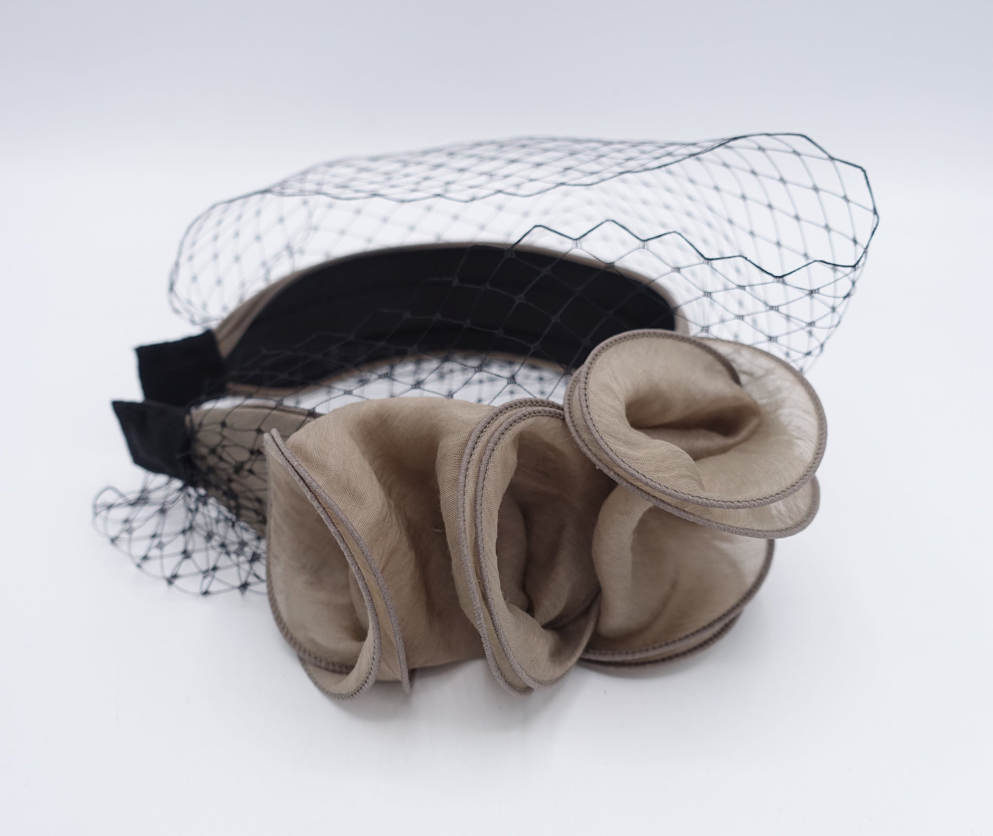 Floral Face Veil Headband: Italian Veil, Special Events