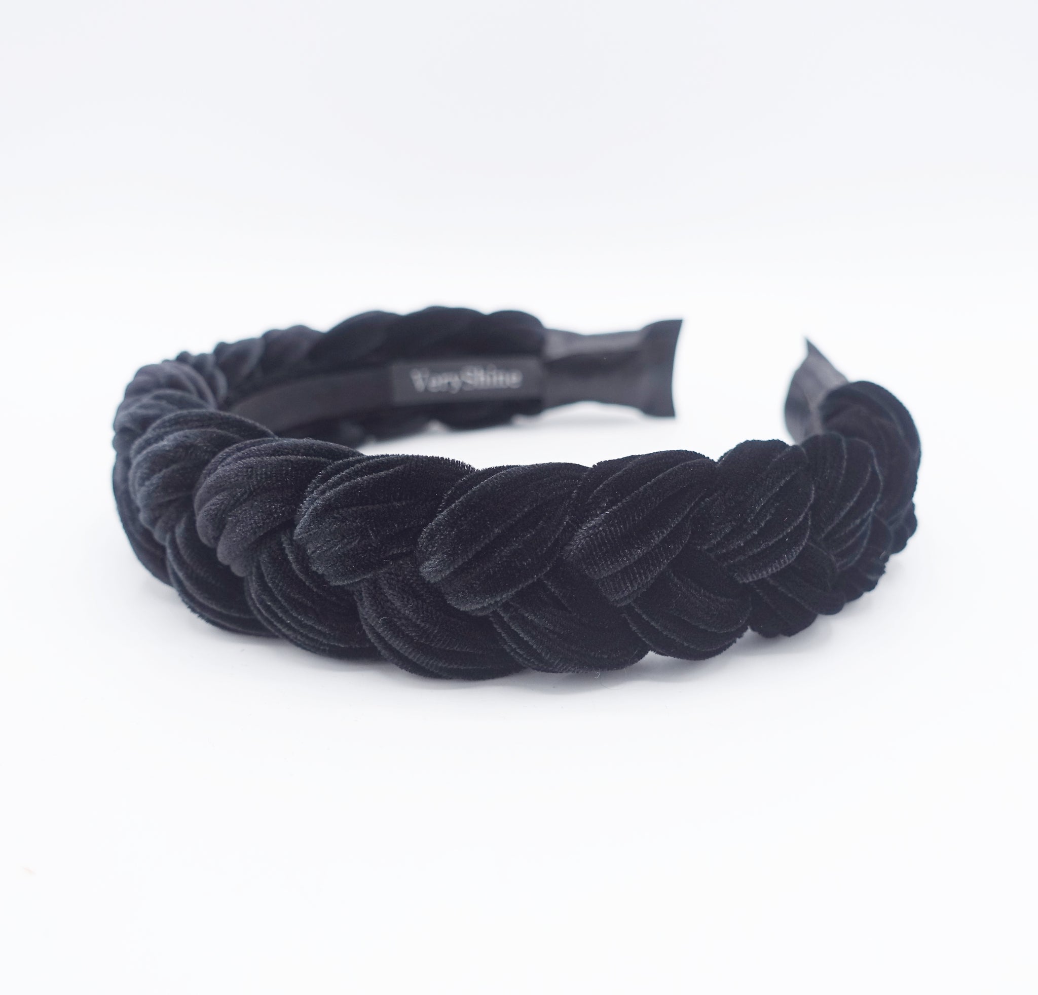 Brooklyn braided velvet headband stylish chunky fashionable hairband for women