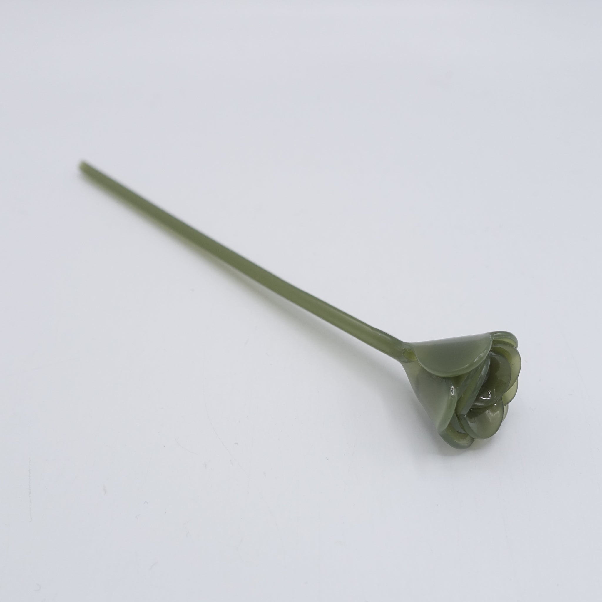 tortoise hair stick, bloom hair stick, cellulose acetate hair stick