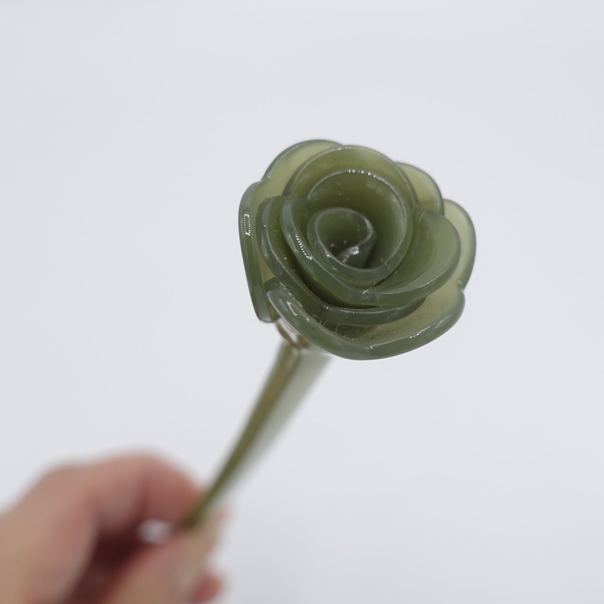 tortoise hair stick, bloom hair stick, cellulose acetate hair stick