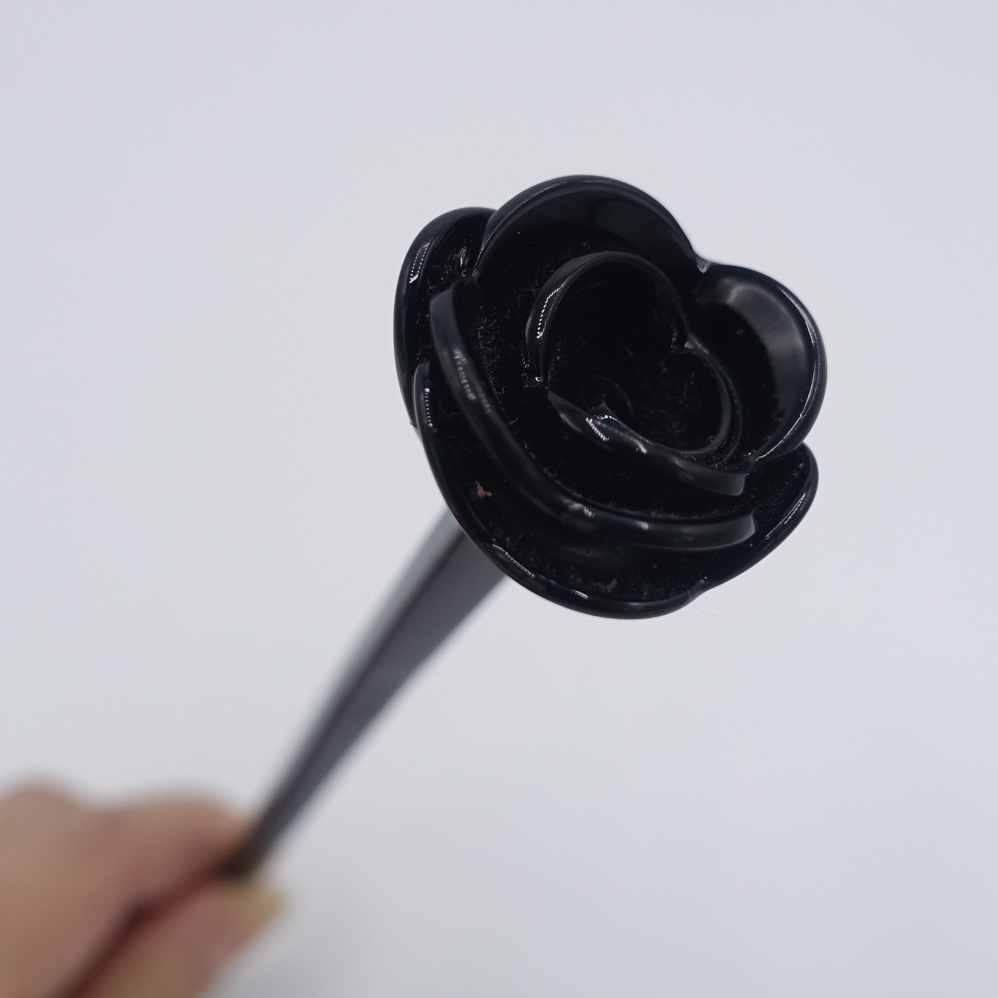 tortoise hair stick, bloom hair stick, cellulose acetate hair stick