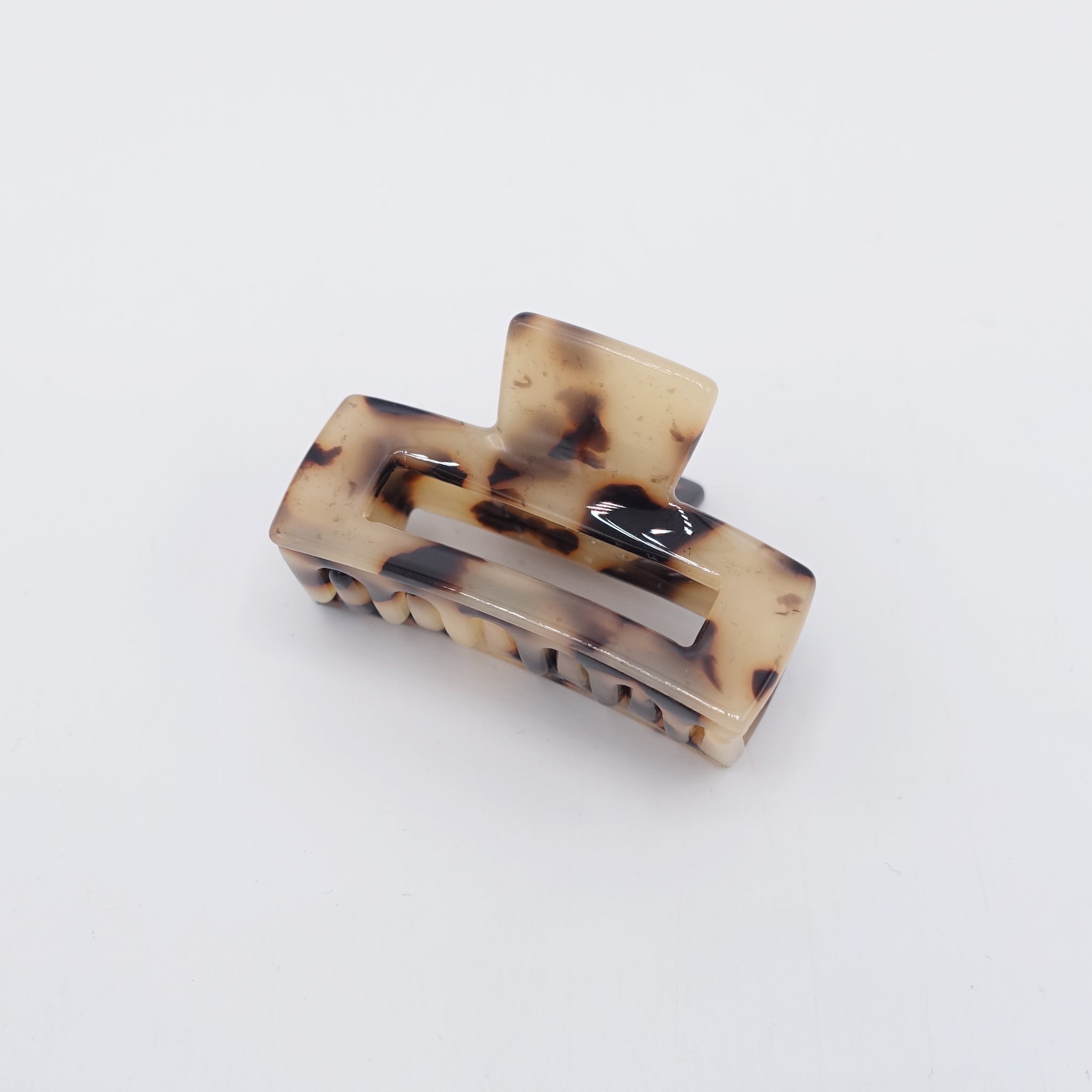 mini tortoise hair  claw, cellulose acetate hair claw