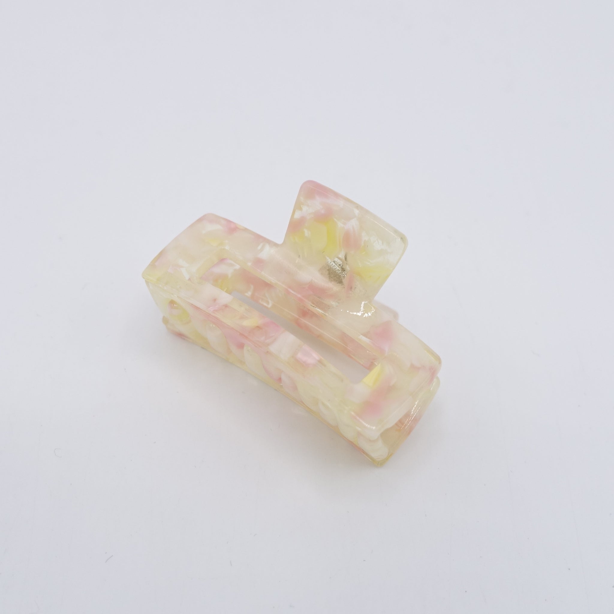 mini tortoise hair  claw, cellulose acetate hair claw