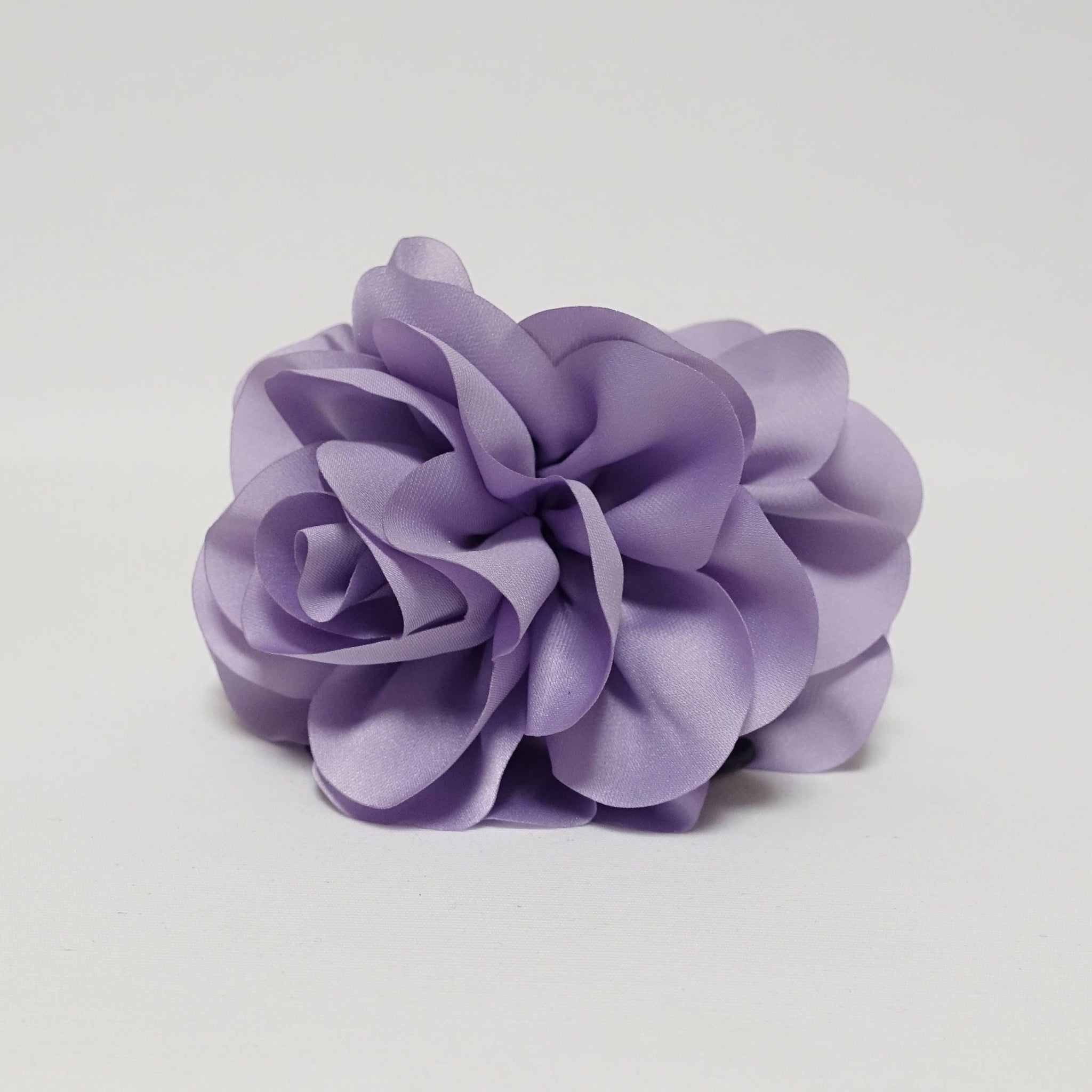 Dahlia motivated Flower Hair Claw Purple Violet Color Tone Hair Clip Women Hair Accessory