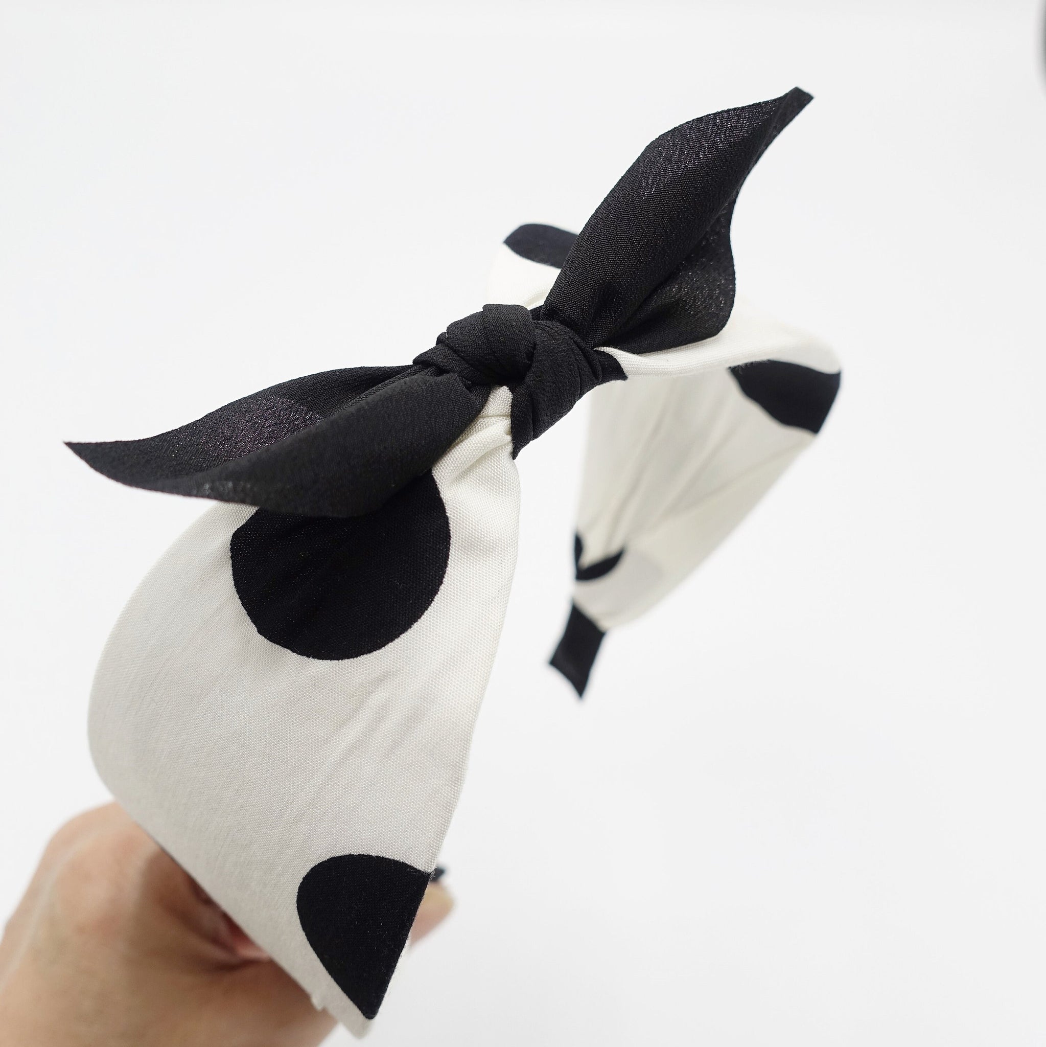 big dot headband bow knot hairband casual woman hair accessory