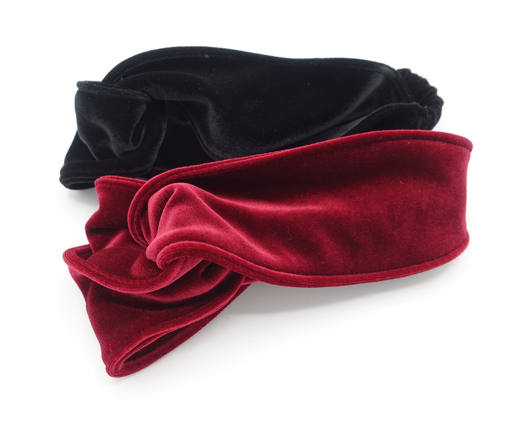 cross velvet turban headband double face velvet elastic hairband women hair accessory