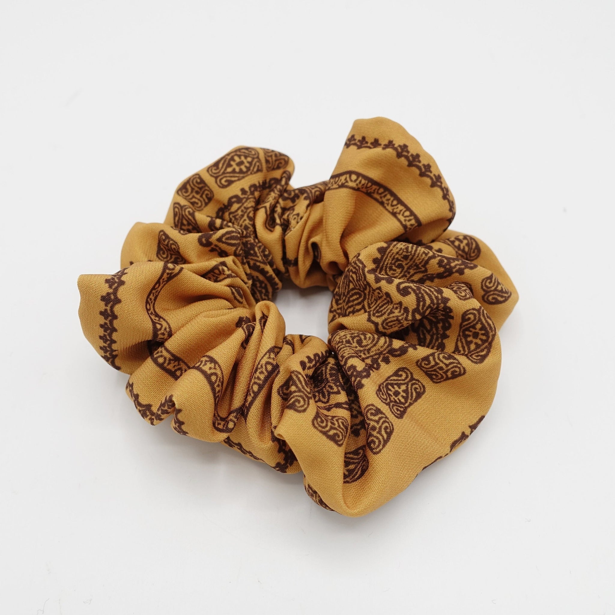 paisley print cotton scrunchies Autumn hair elastic women hair accessory