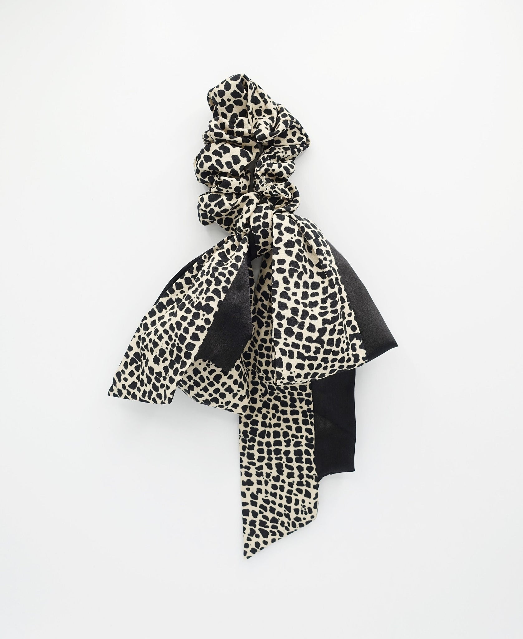 tail knot scrunchies animal print satin solid mix hair tie stylish hair accessory for women