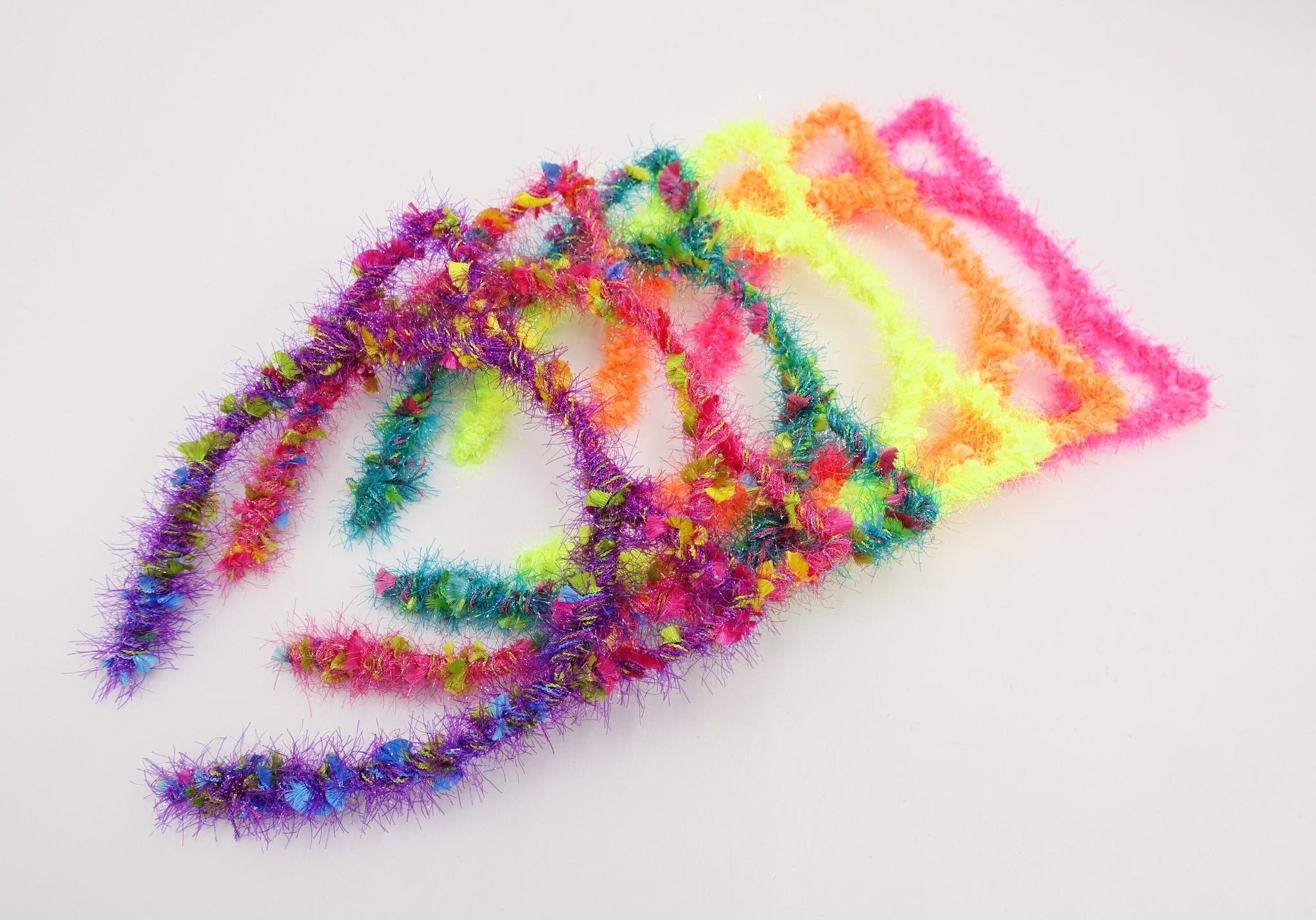 cat ear headband frayed edge fabric wrap event headband