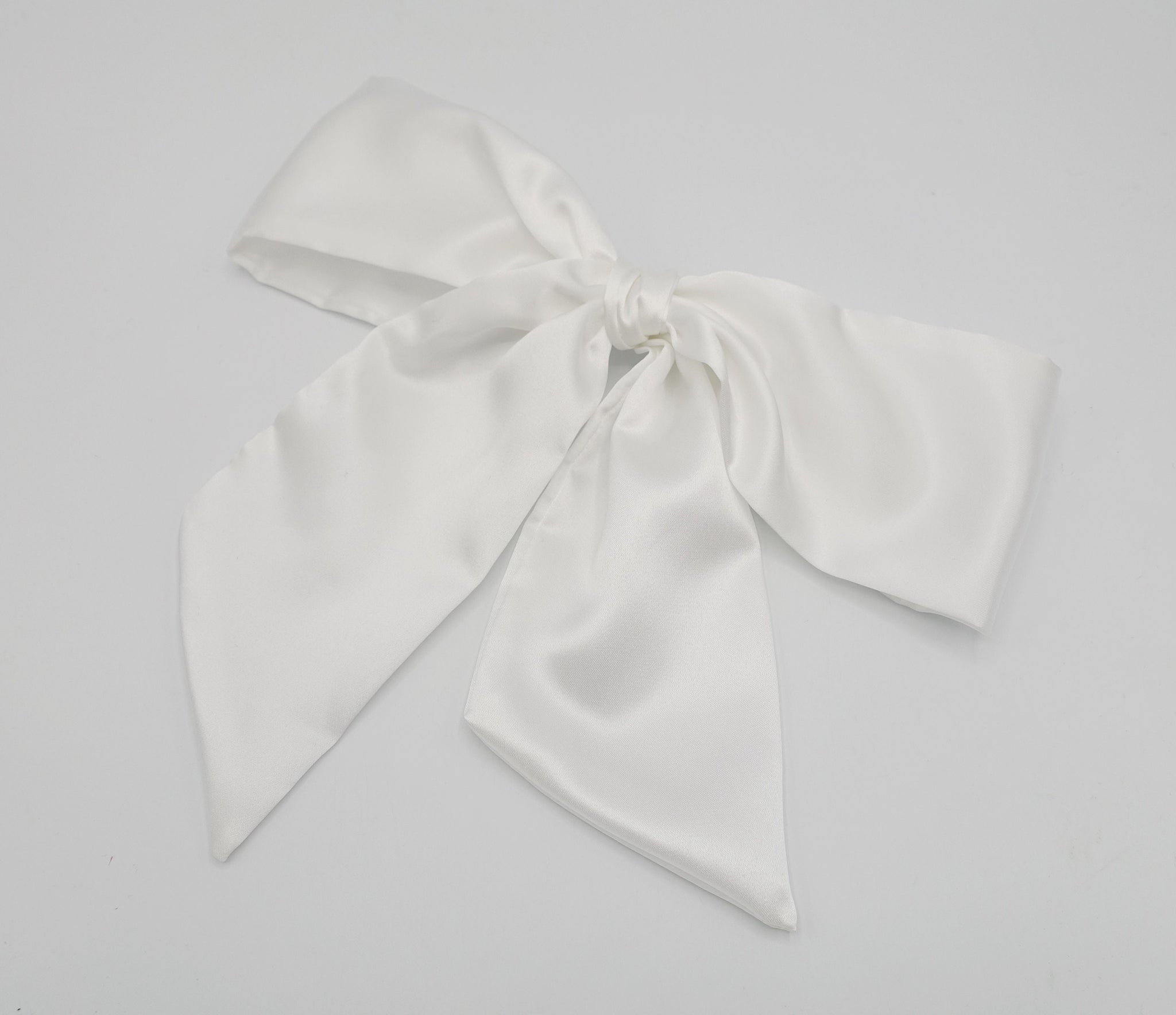 Largo satin hair bow large hair accessory for women