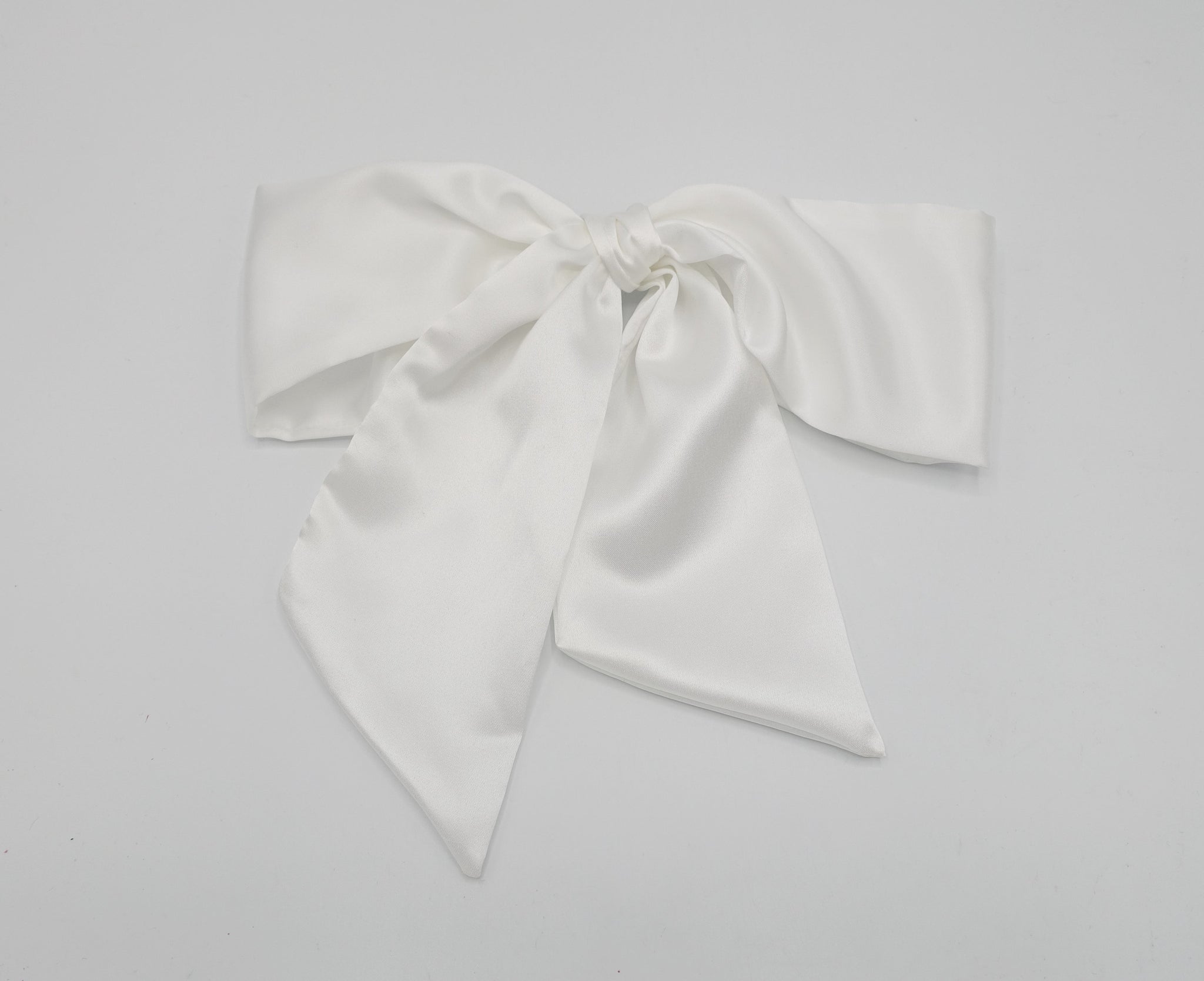 Largo satin hair bow large hair accessory for women