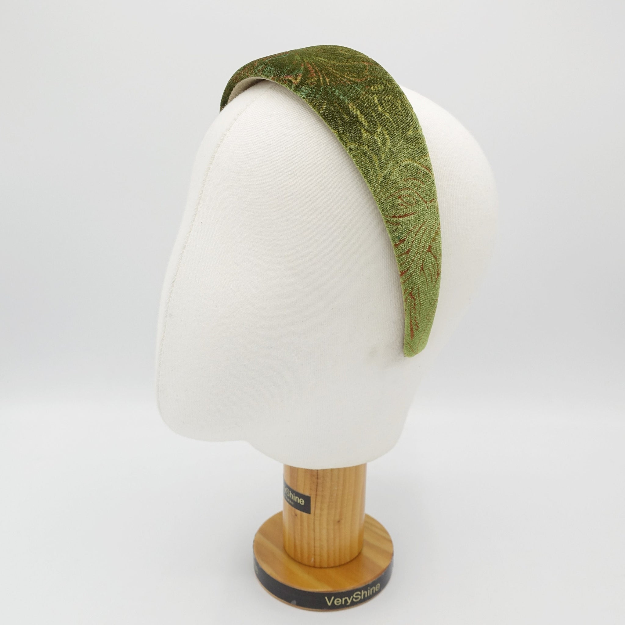 velvet headband flower patterned hairband for women