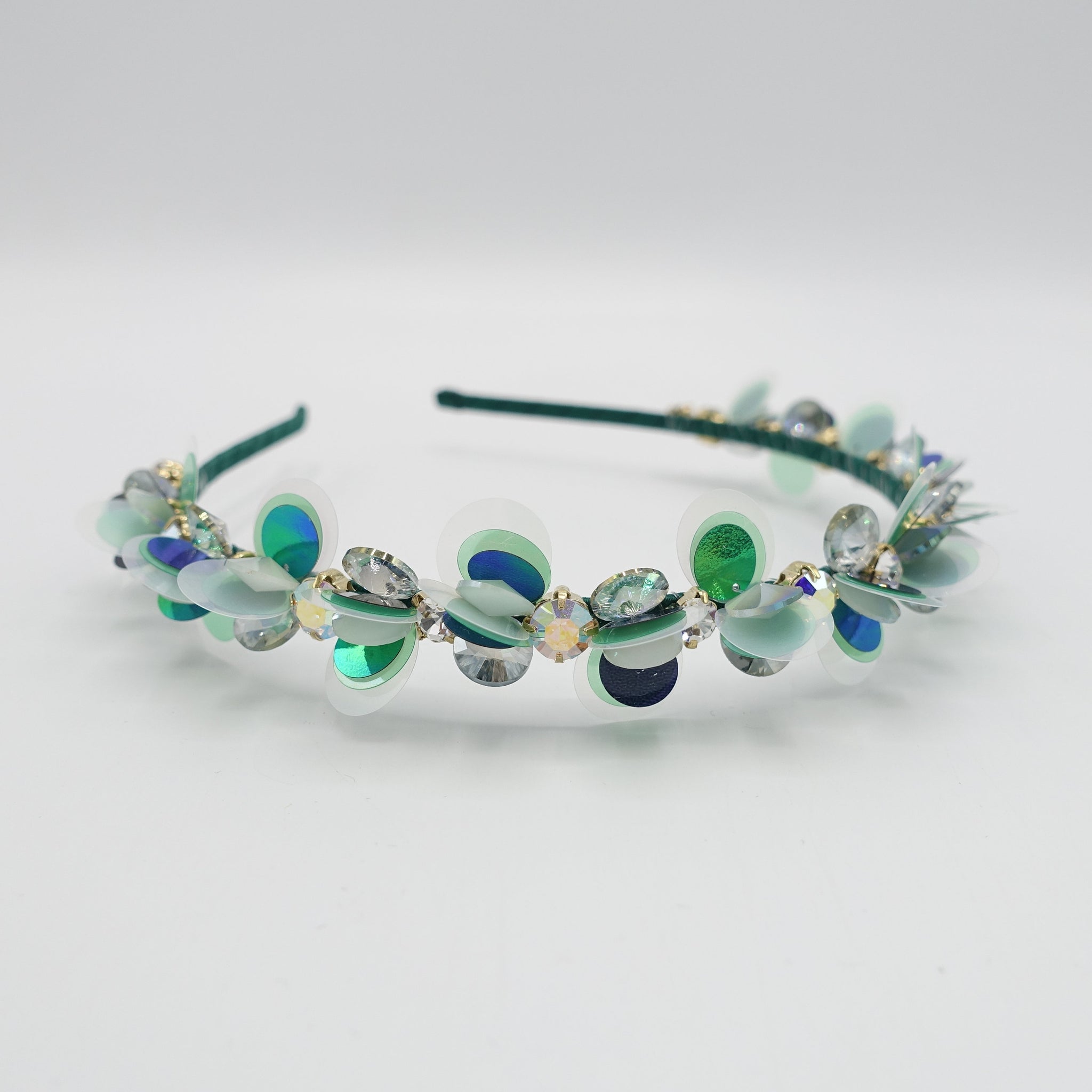 rhinestone spangle headband for women