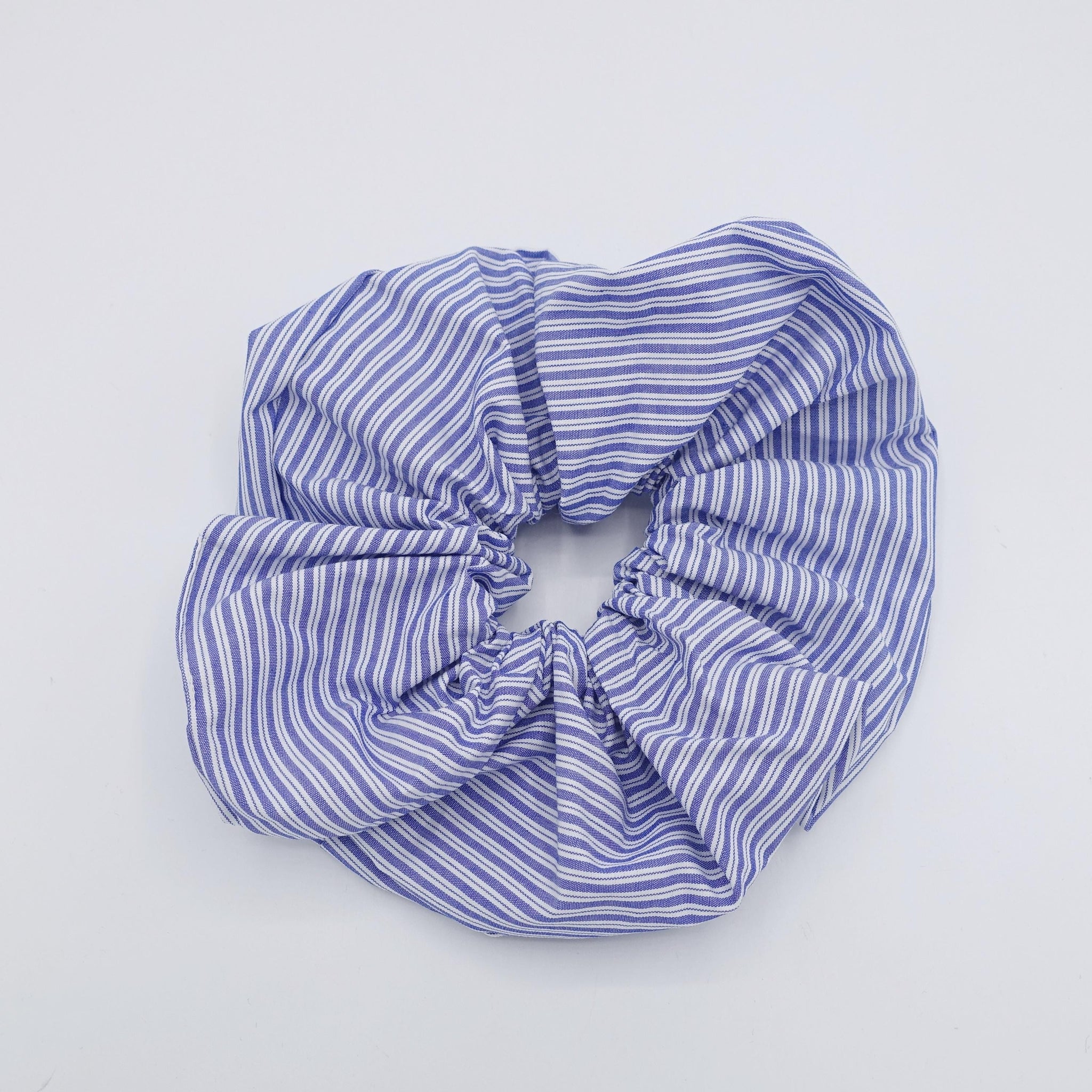 cotton scrunchies, stripe scrunchies, oversized scrunchies for women