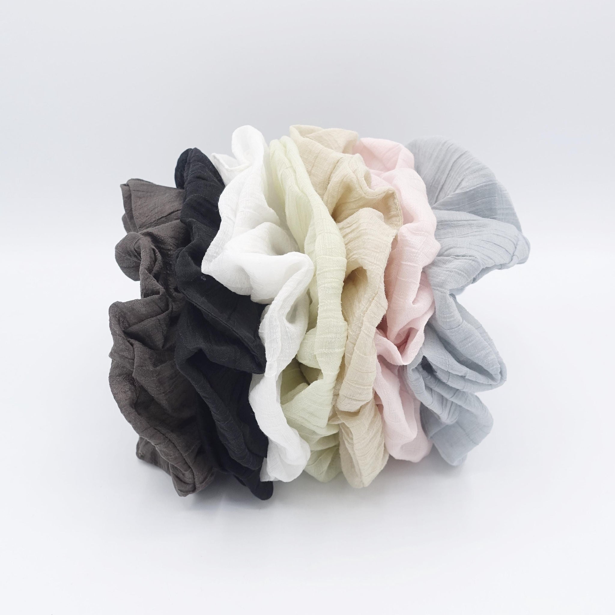 wrinkle scrunchies, Spring scrunchies, Summer scrunchies for women