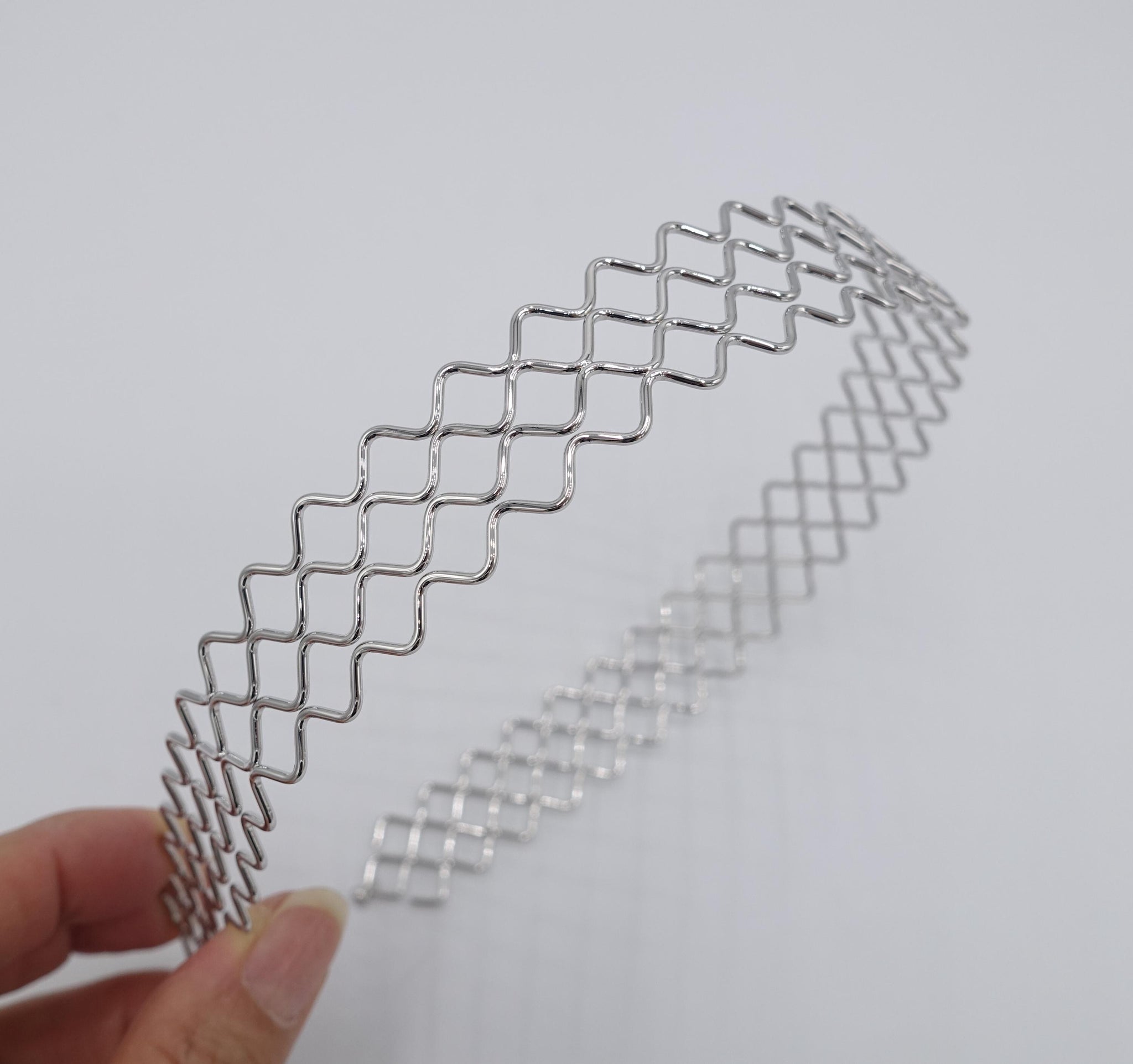 metal headband, square headband, simple headband