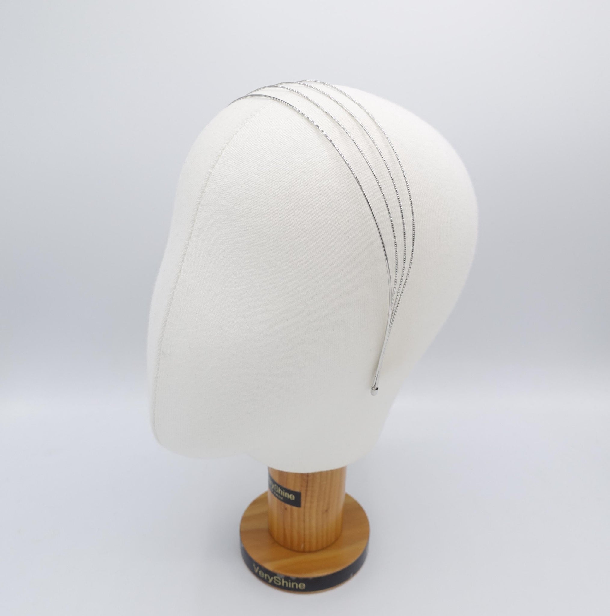 multi metal headband, thin headband for women