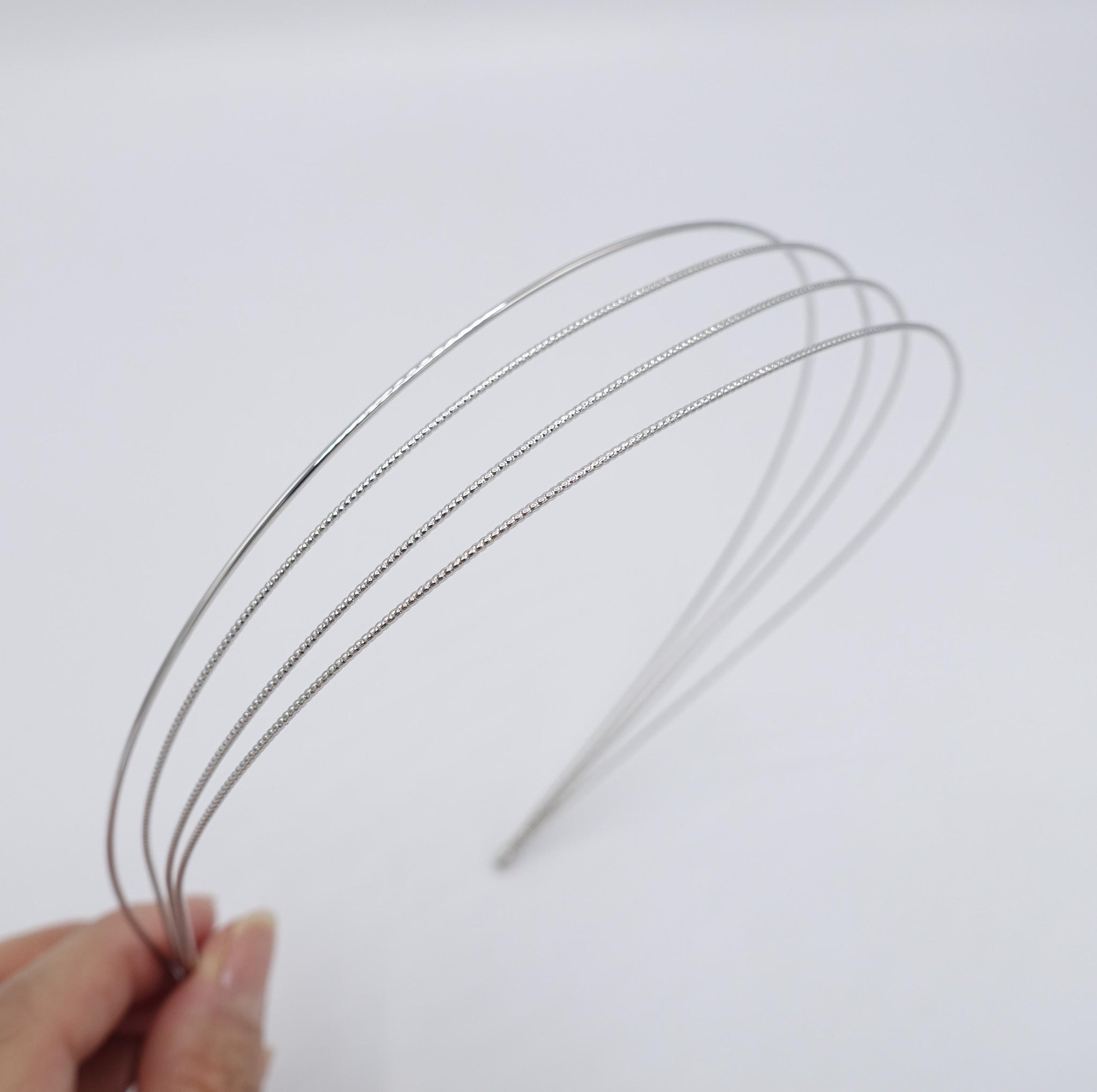 multi metal headband, thin headband for women