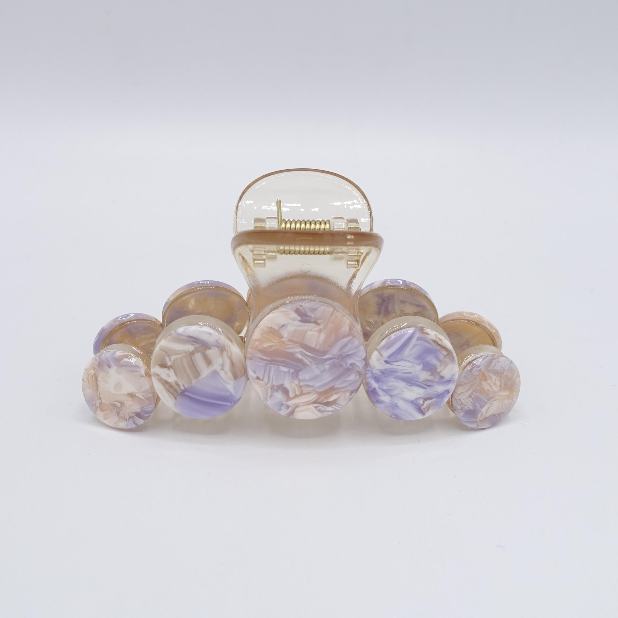 marble hair claw, cellulose acetate hair claw for women