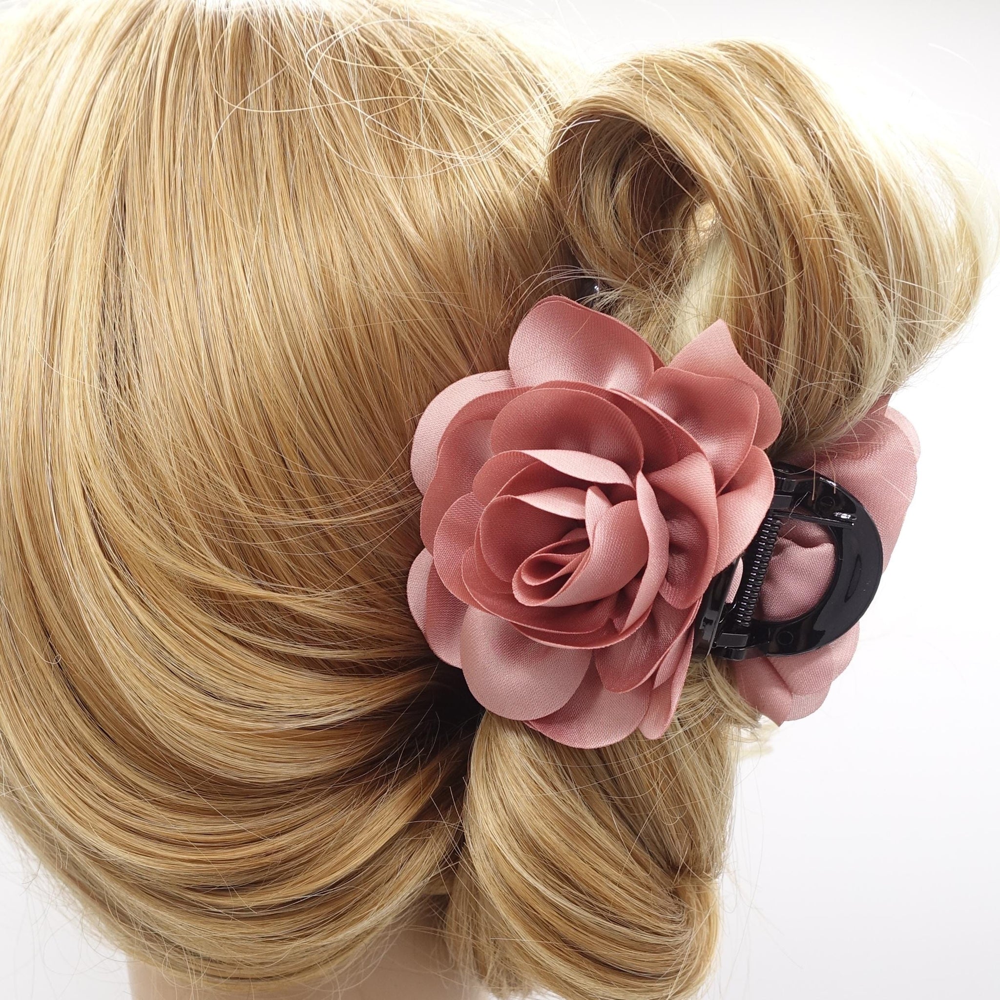 flower hair claw, medium claw hair accessory for women