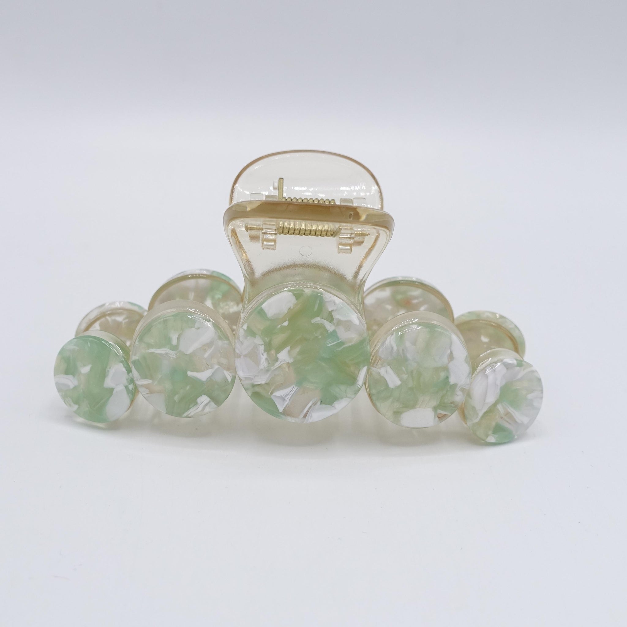 marble hair claw, cellulose acetate hair claw for women