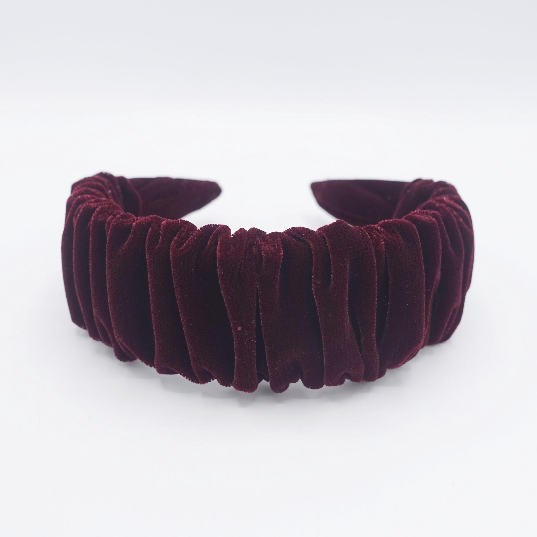 velvet headband ruched hairband glittering fabric hair accessory shop for women