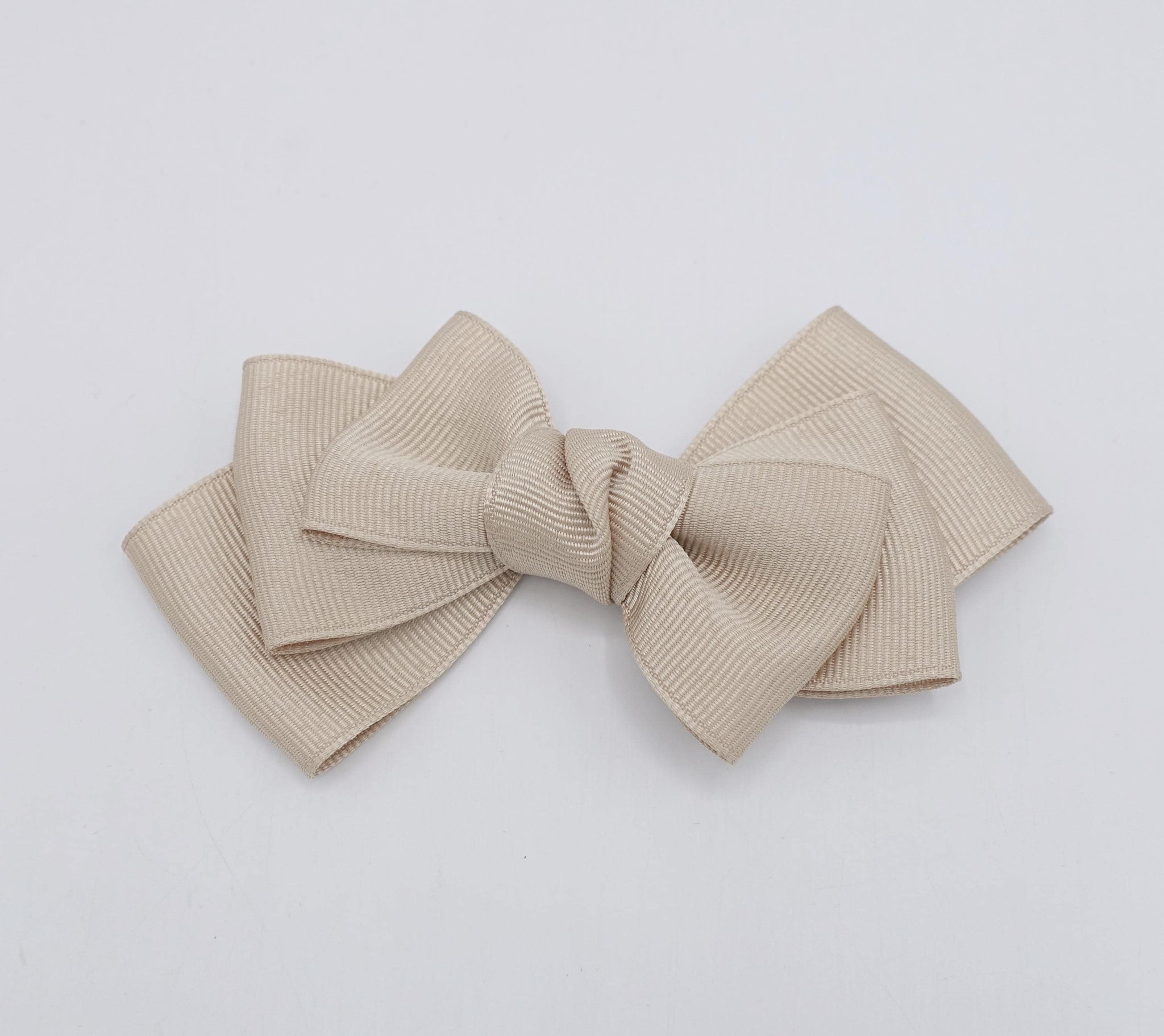 grosgrain hair bow, basic hair bow barrette for women