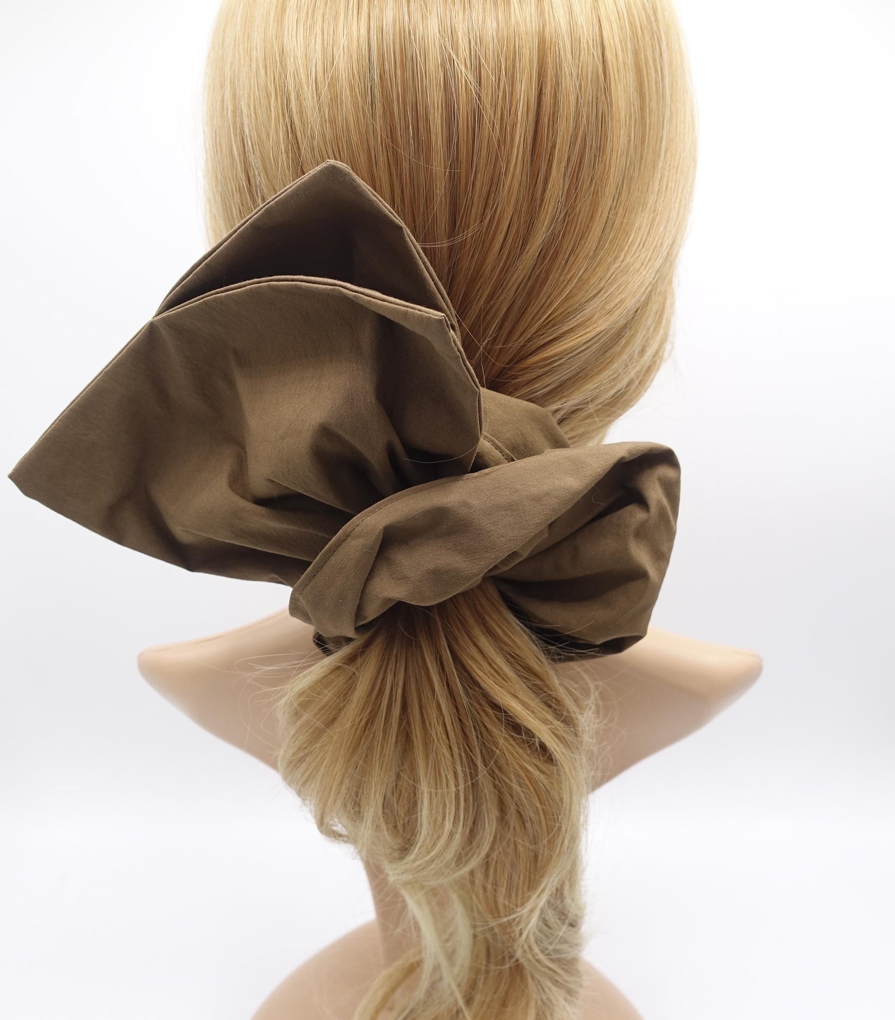 boutique scrunchies, tie scrunchies, stylish hair accessories for women
