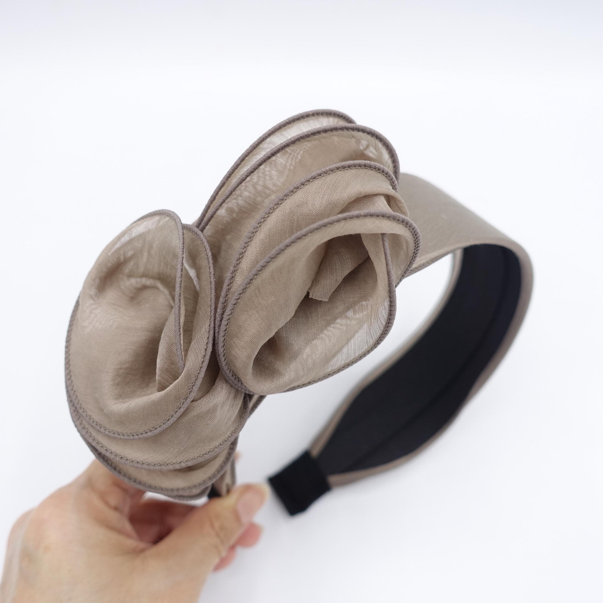 handmade flower embellished headband