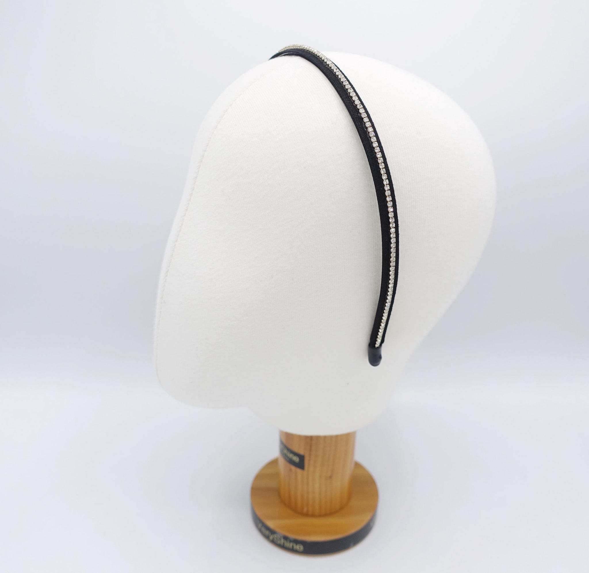 dazzling linen headband, narrow rhinestone headband shop for women