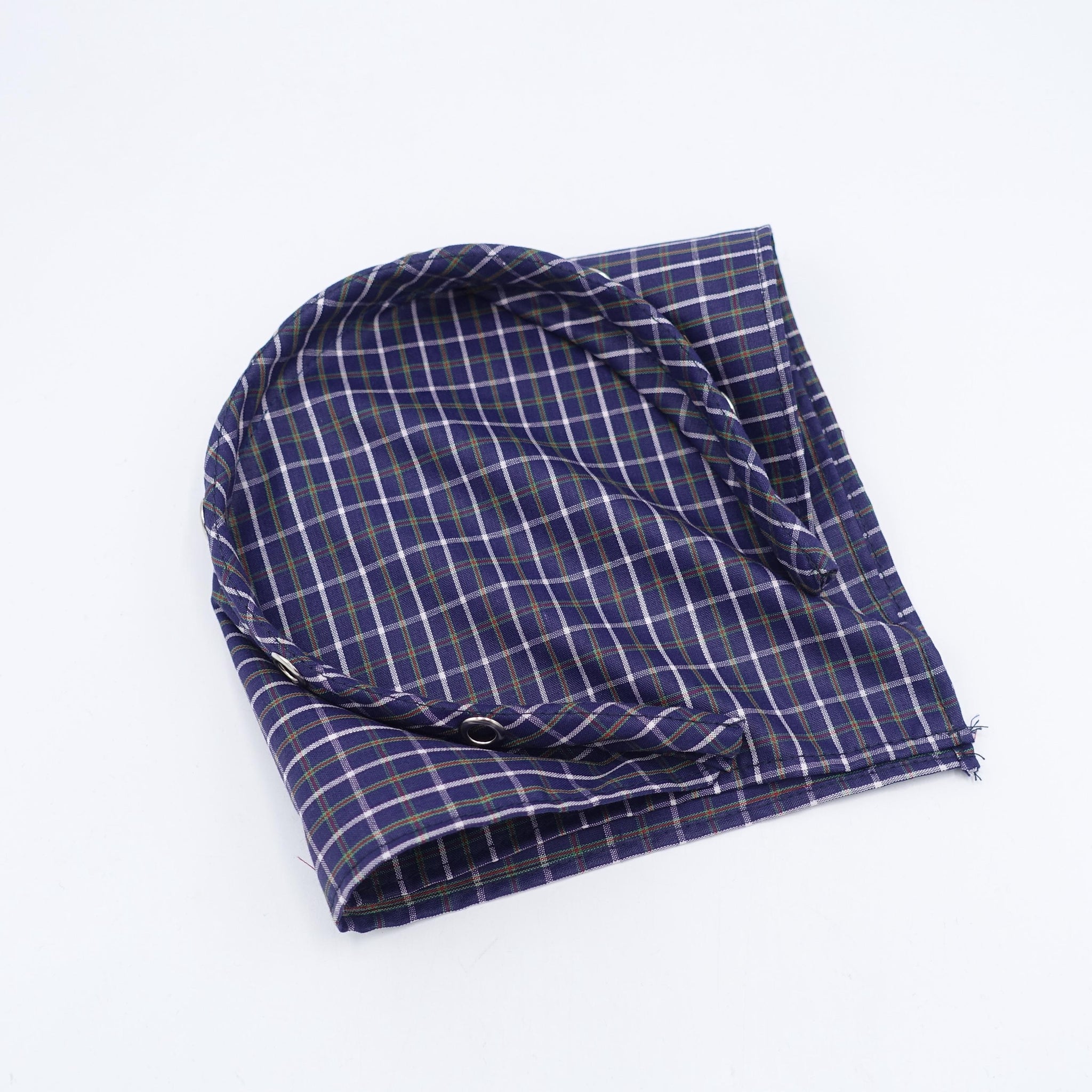 check bandana headband, Autumn headband, scarf headband for women