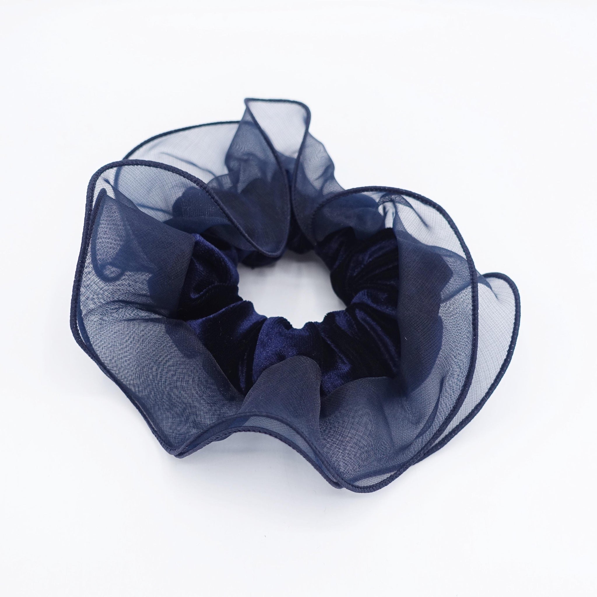 velvet scrunchies, organza edge scrunchies, hair tie scrunchies for women