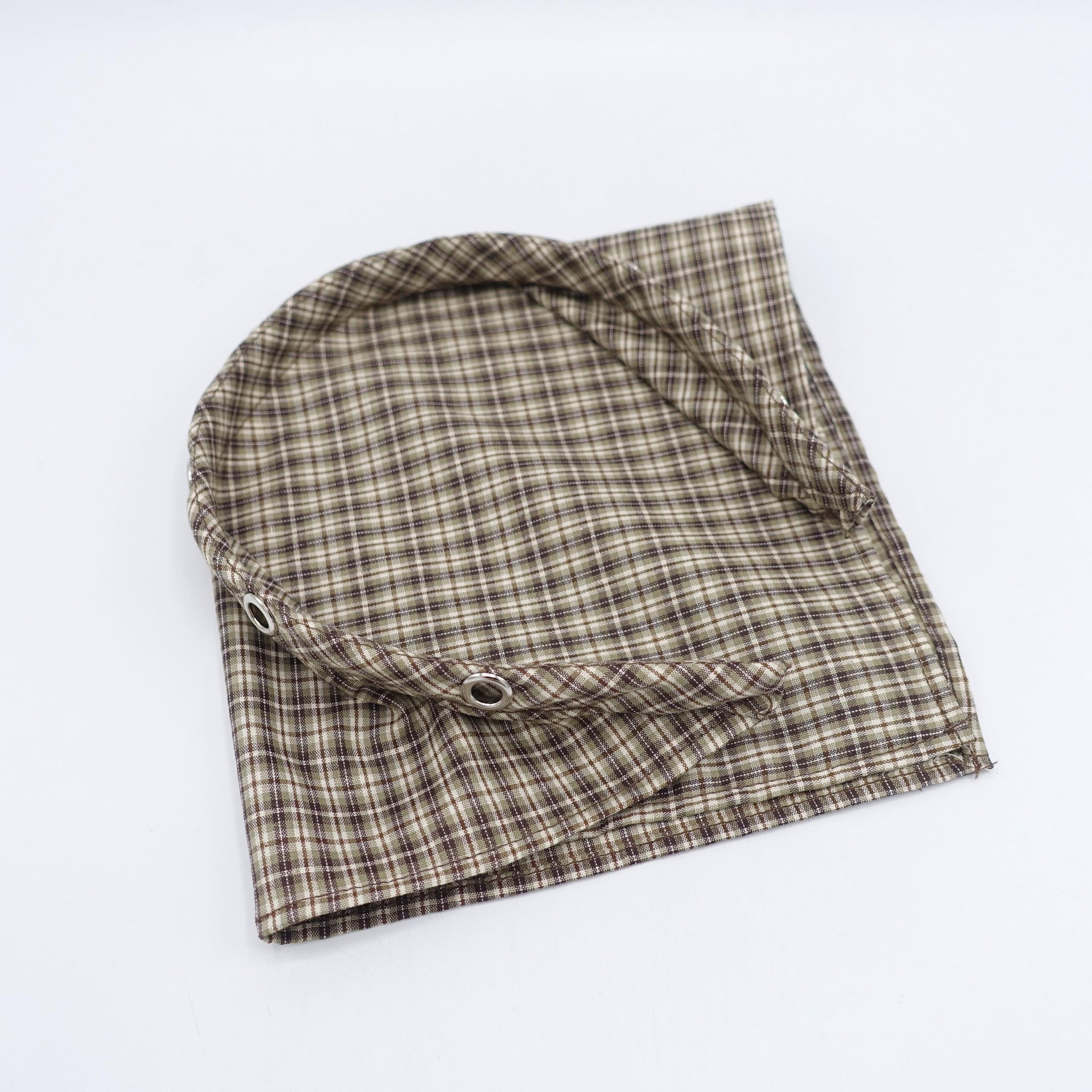 check bandana headband, Autumn headband, scarf headband for women