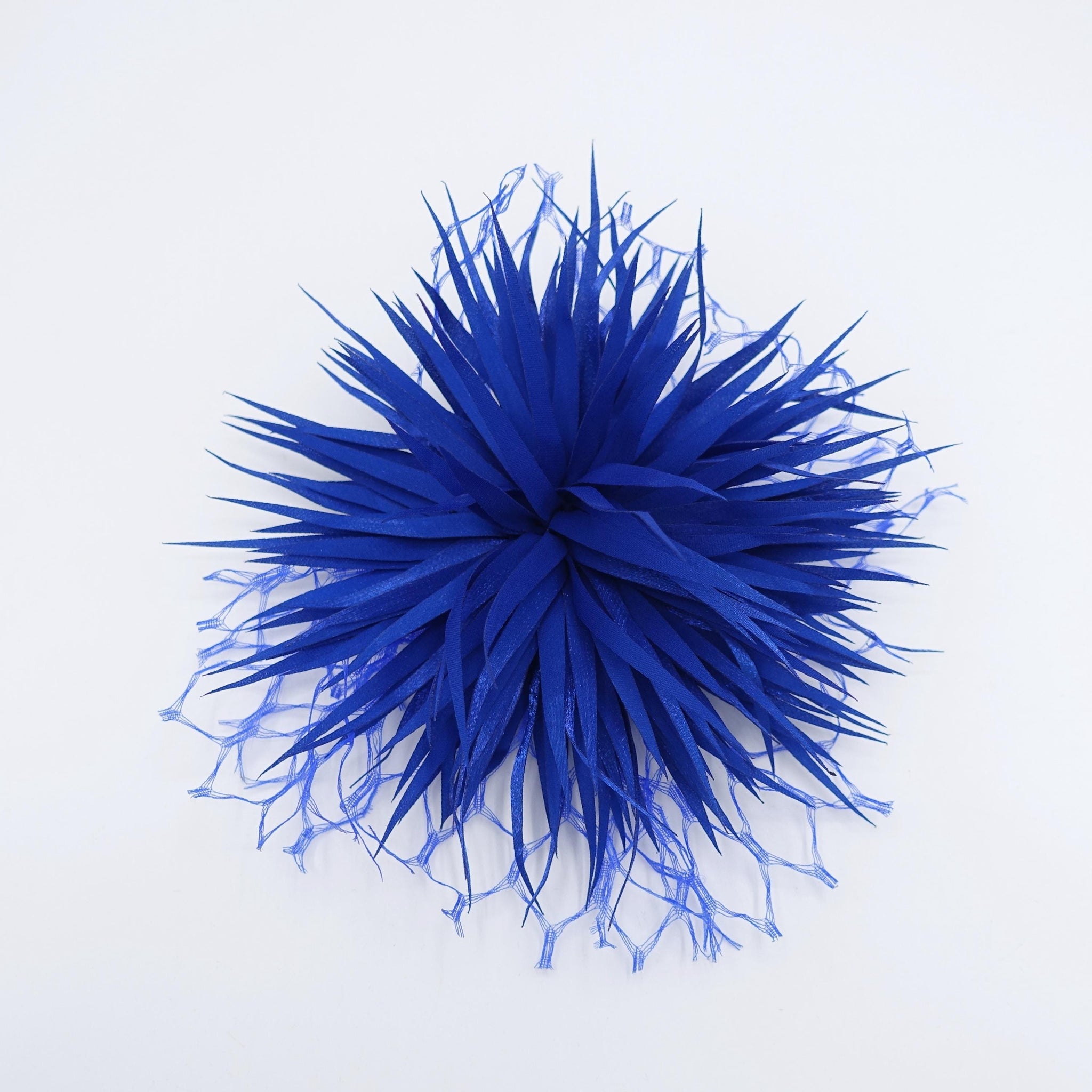 leaf flower hair fascinator